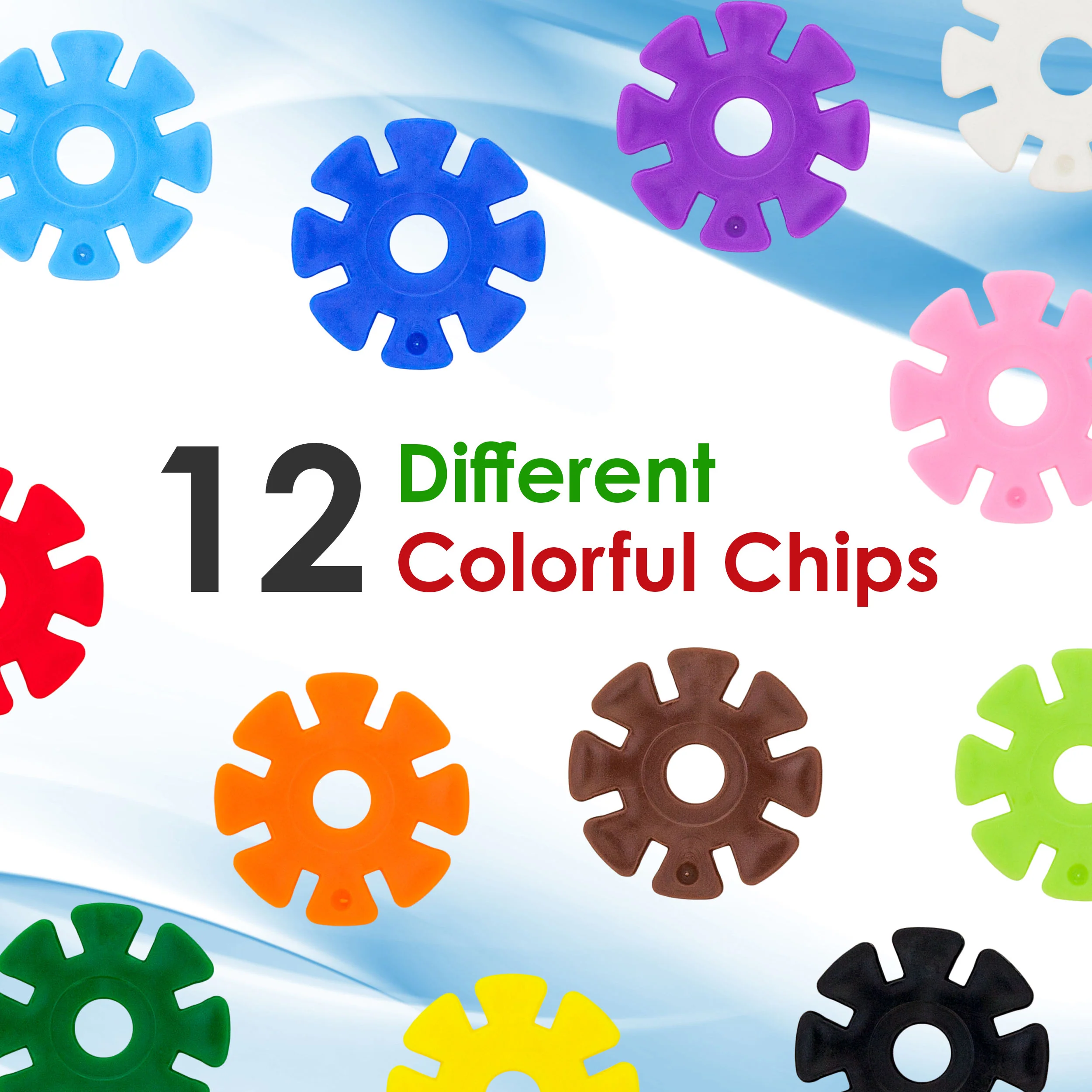 PicassoTiles 550 Piece Building Construction Toy Interlocking Chips - Image 6