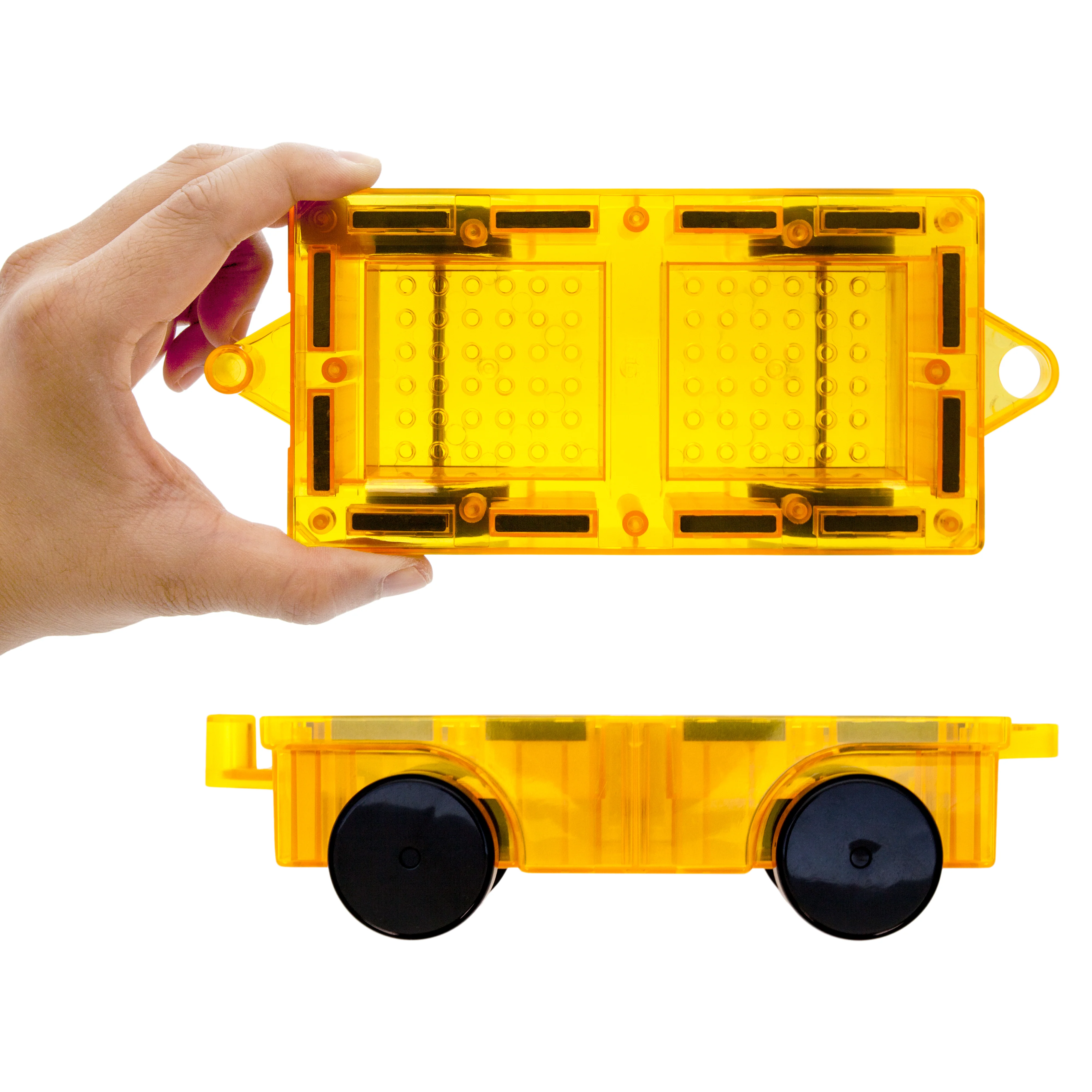 PicassoTiles 2 Action Figures with Transformable Car to Truck - Image 5