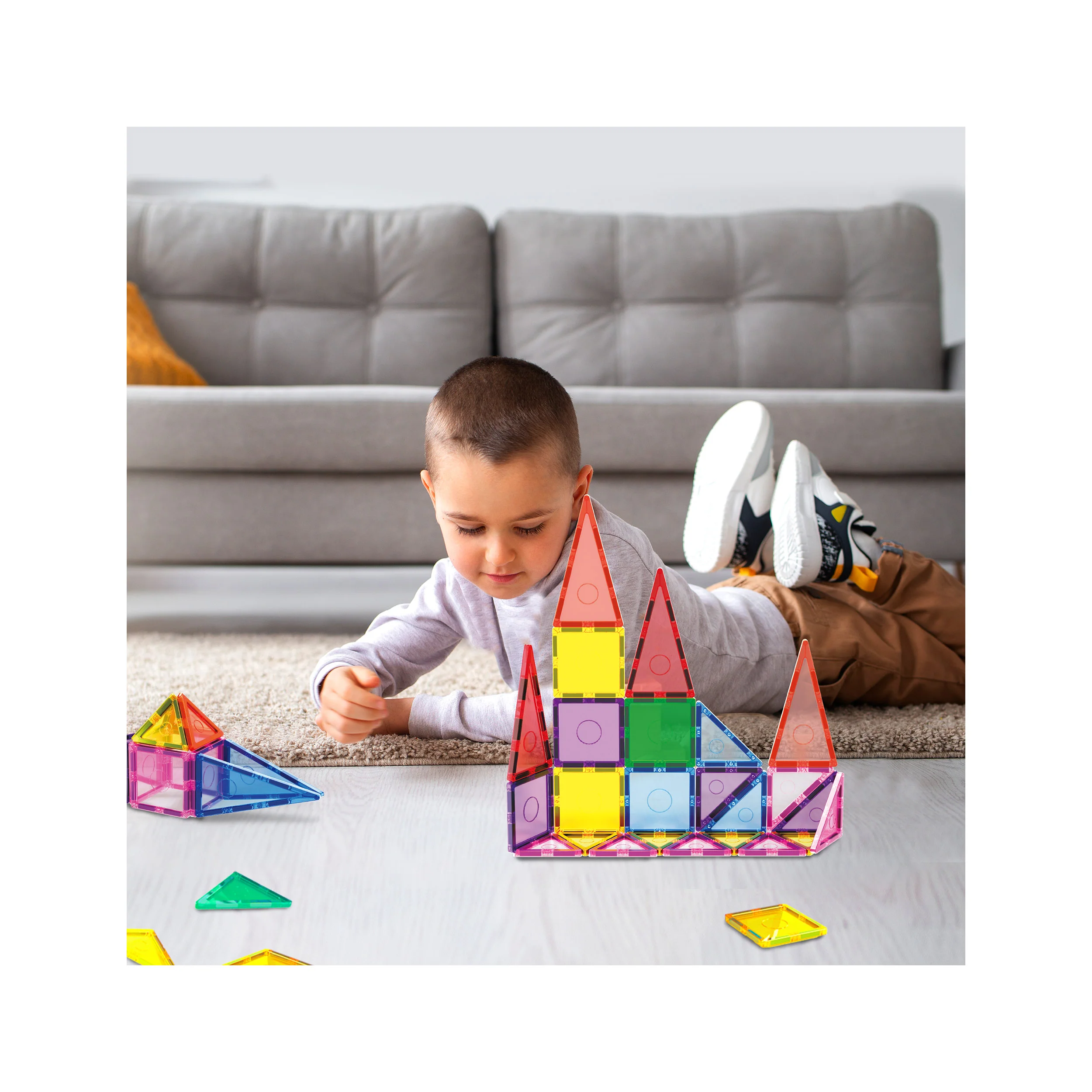 EverPlay 24pc Magnetic Tile Blocks - Image 6