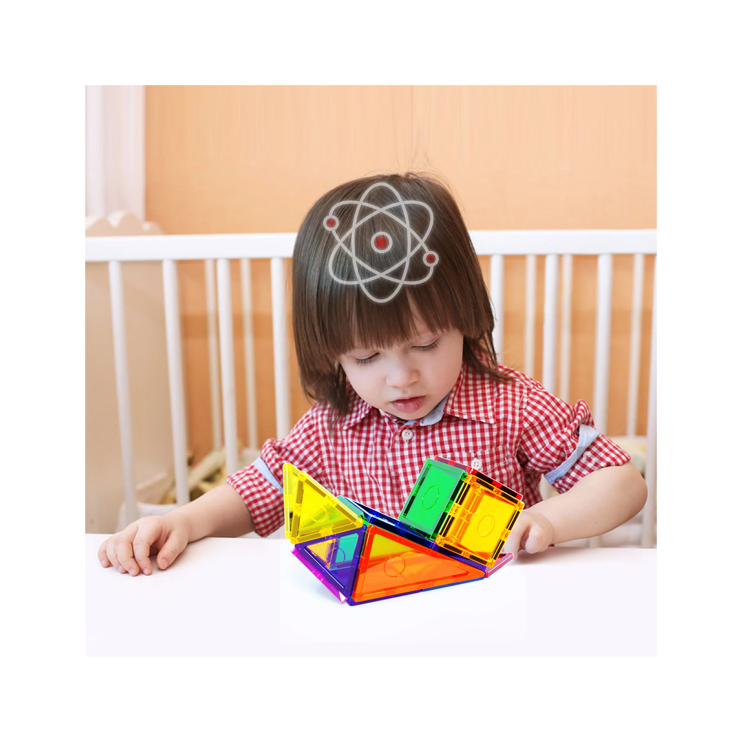 Everplay 30 Piece Magnetic Tile Set - Image 4