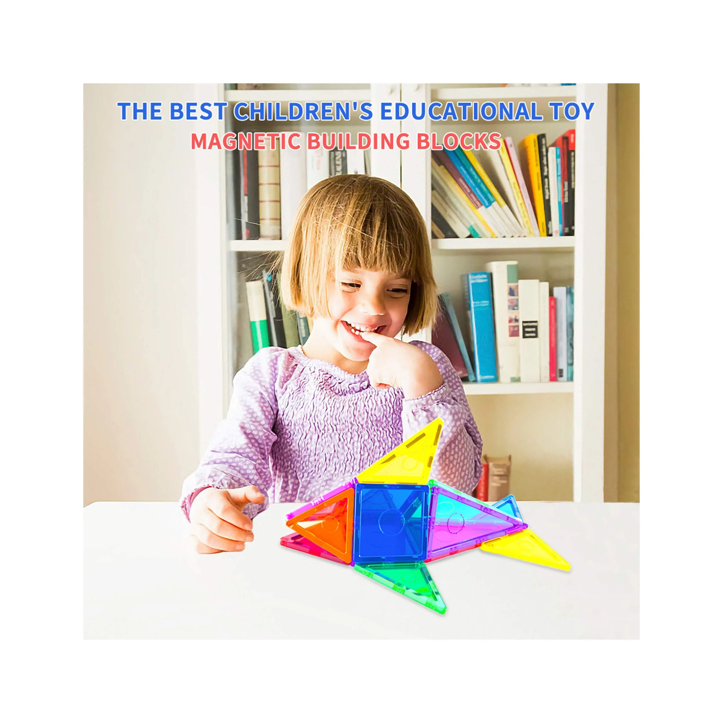 Everplay 41 Piece Magnetic Tile Set - Image 6