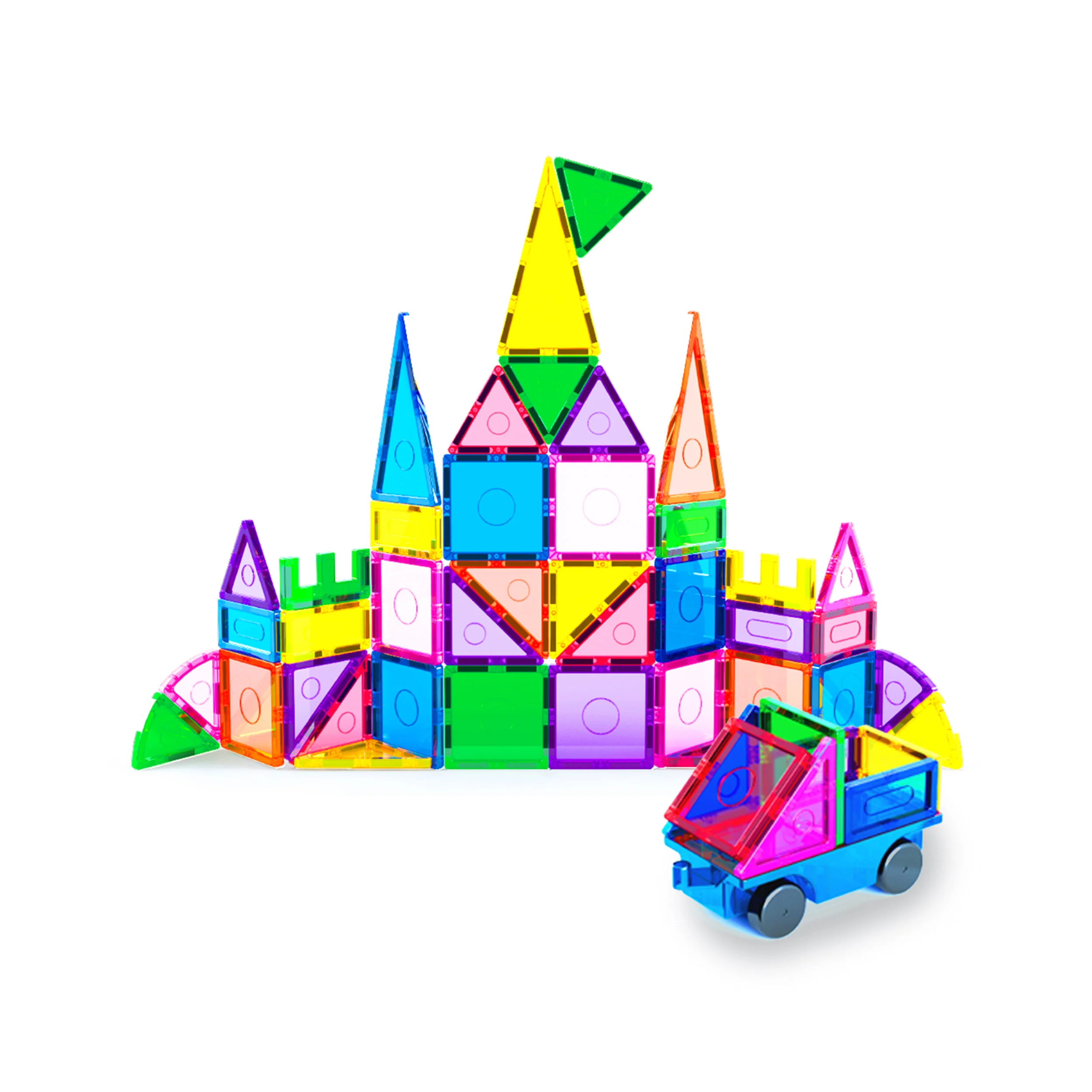 Everplay 66 Piece Magnetic Tile Set - Image 2