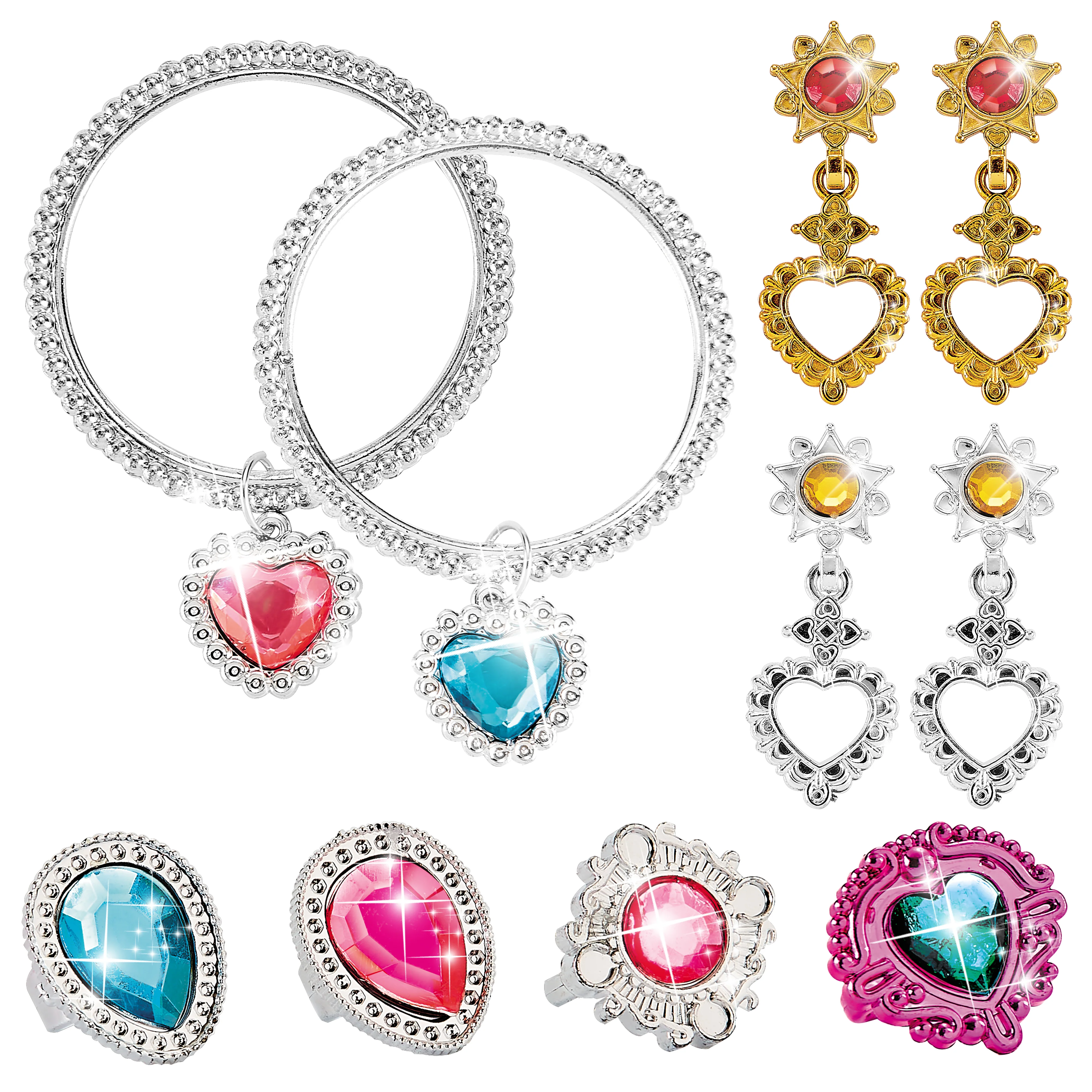 PicassoTiles 20 Piece Fairytale Royal Princess Dress Up Kit - Image 3