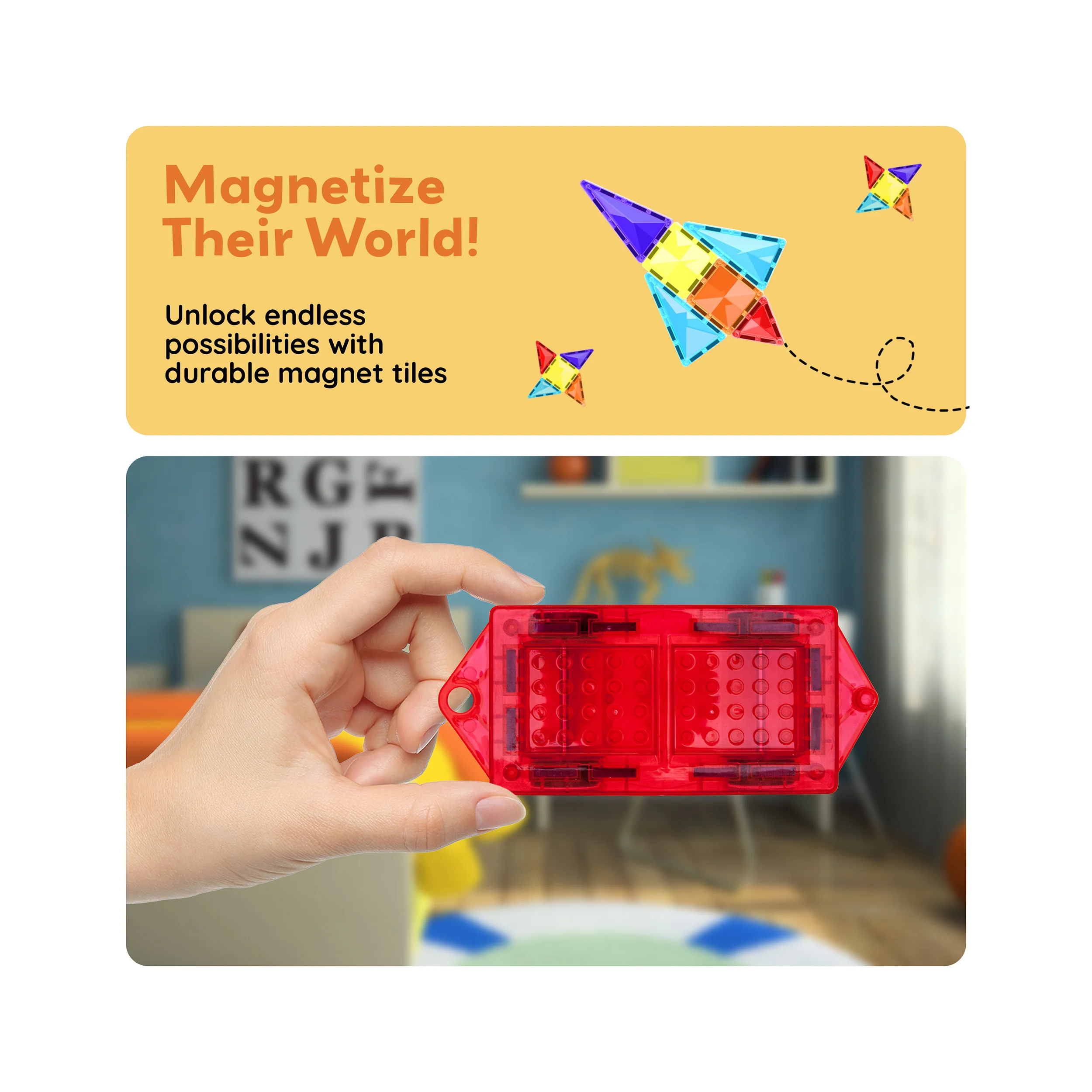 PicassoTiles Mini Car Truck 2pc Set - Image 7