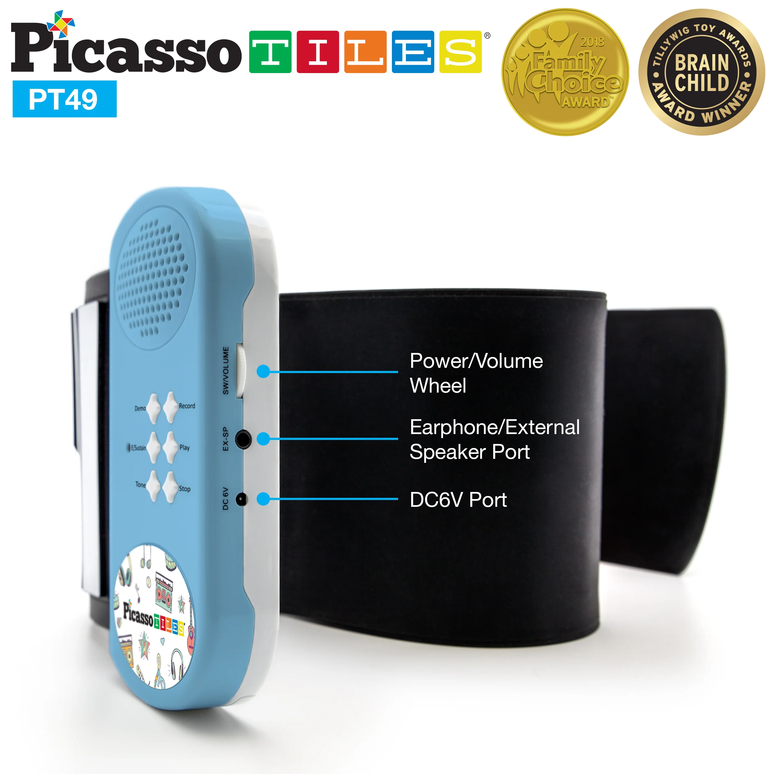 PicassoTiles Roll Up Piano Keyboard - Image 6