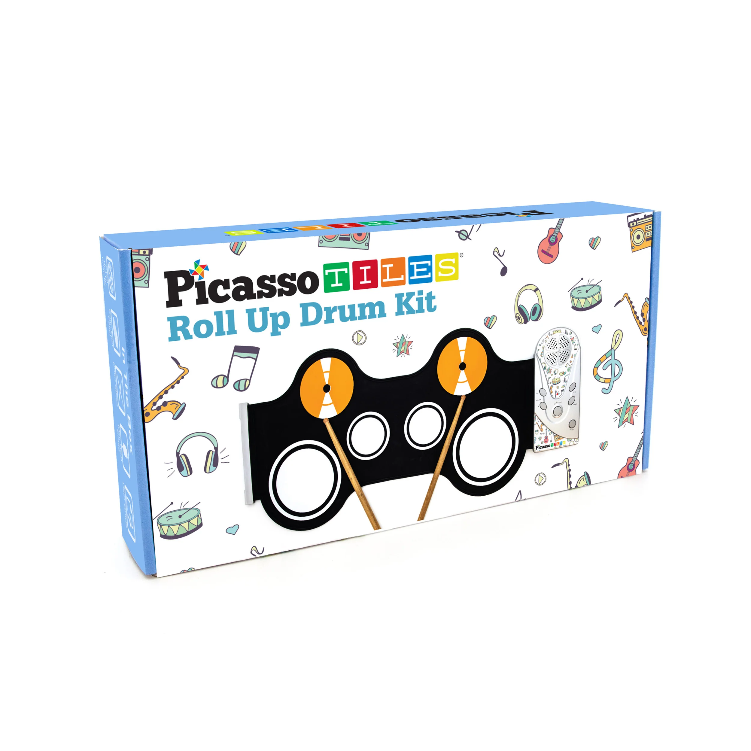 PicassoTiles Flexible Roll-Up Educational Electronic Drum Kit - Image 8