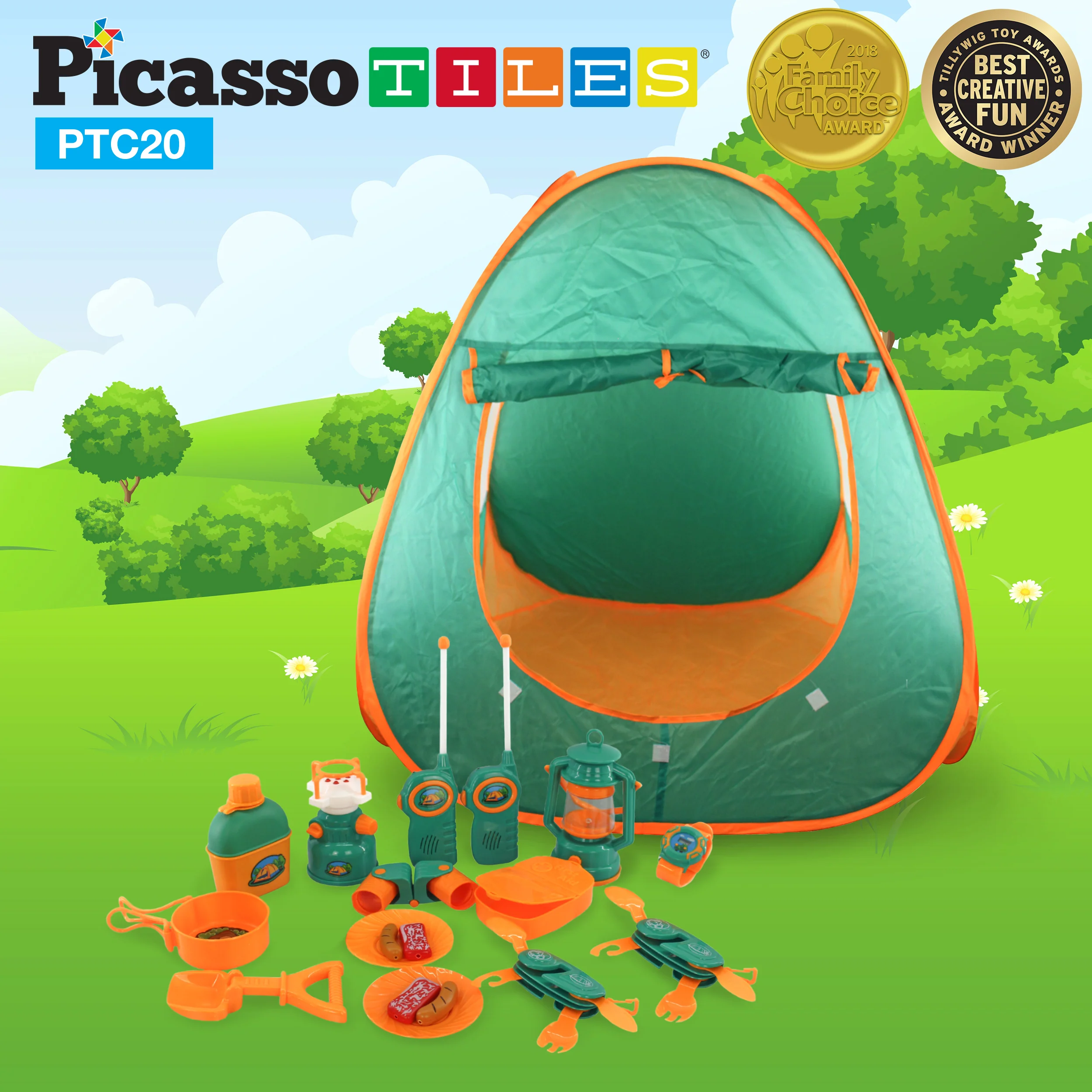 PicassoTiles Kids and Toddler Activity Camp Set - Image 3
