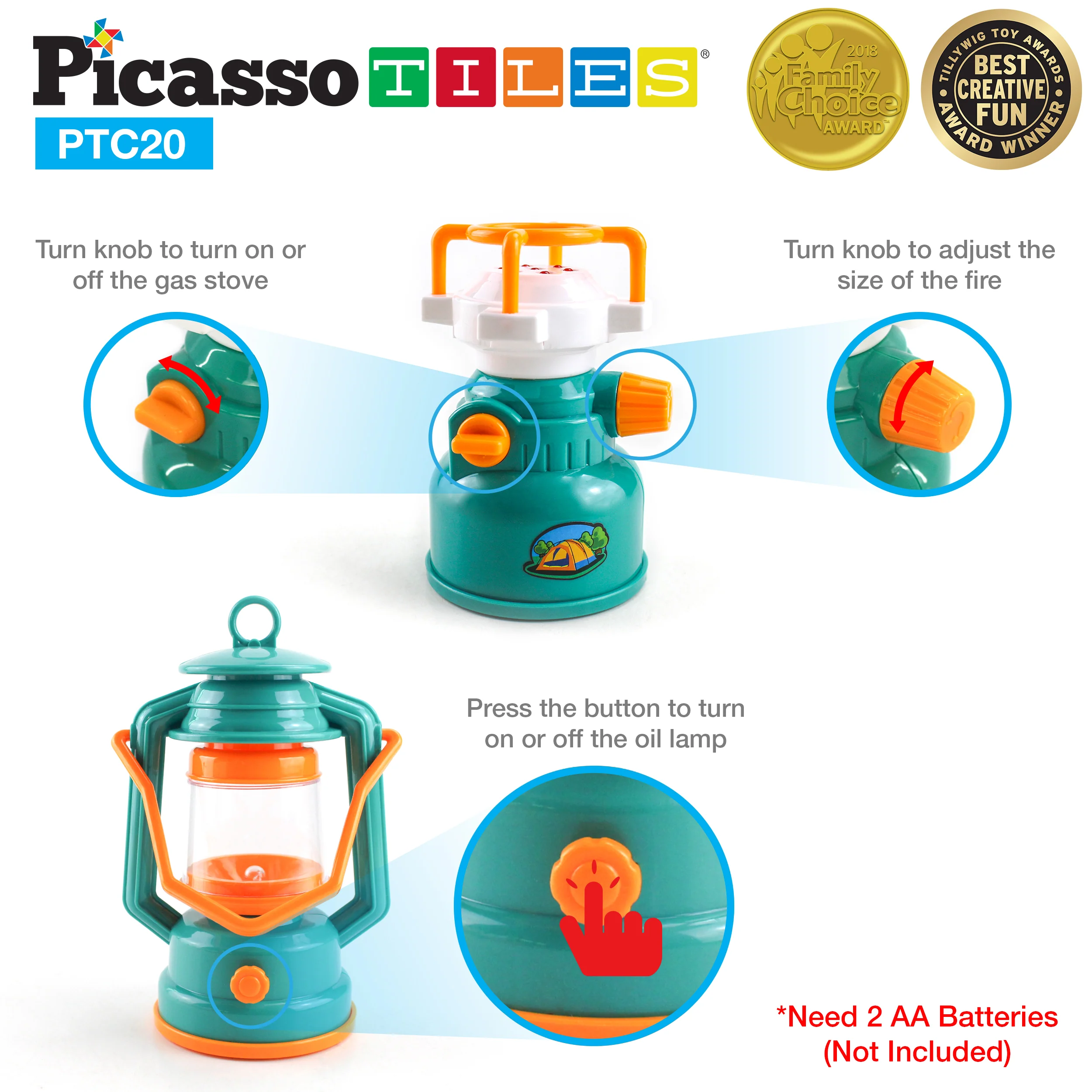 PicassoTiles Kids and Toddler Activity Camp Set - Image 5