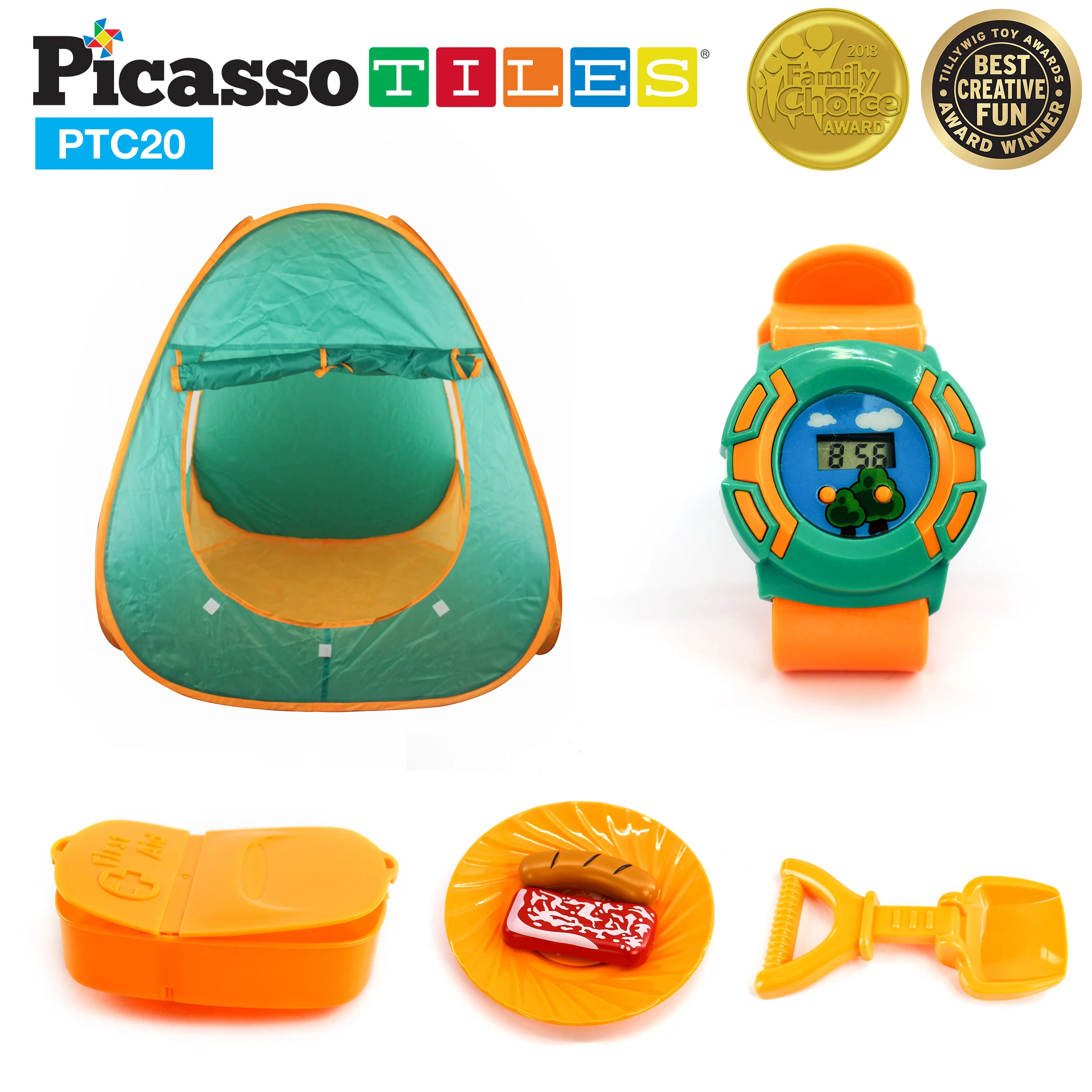 PicassoTiles Kids and Toddler Activity Camp Set - Image 7