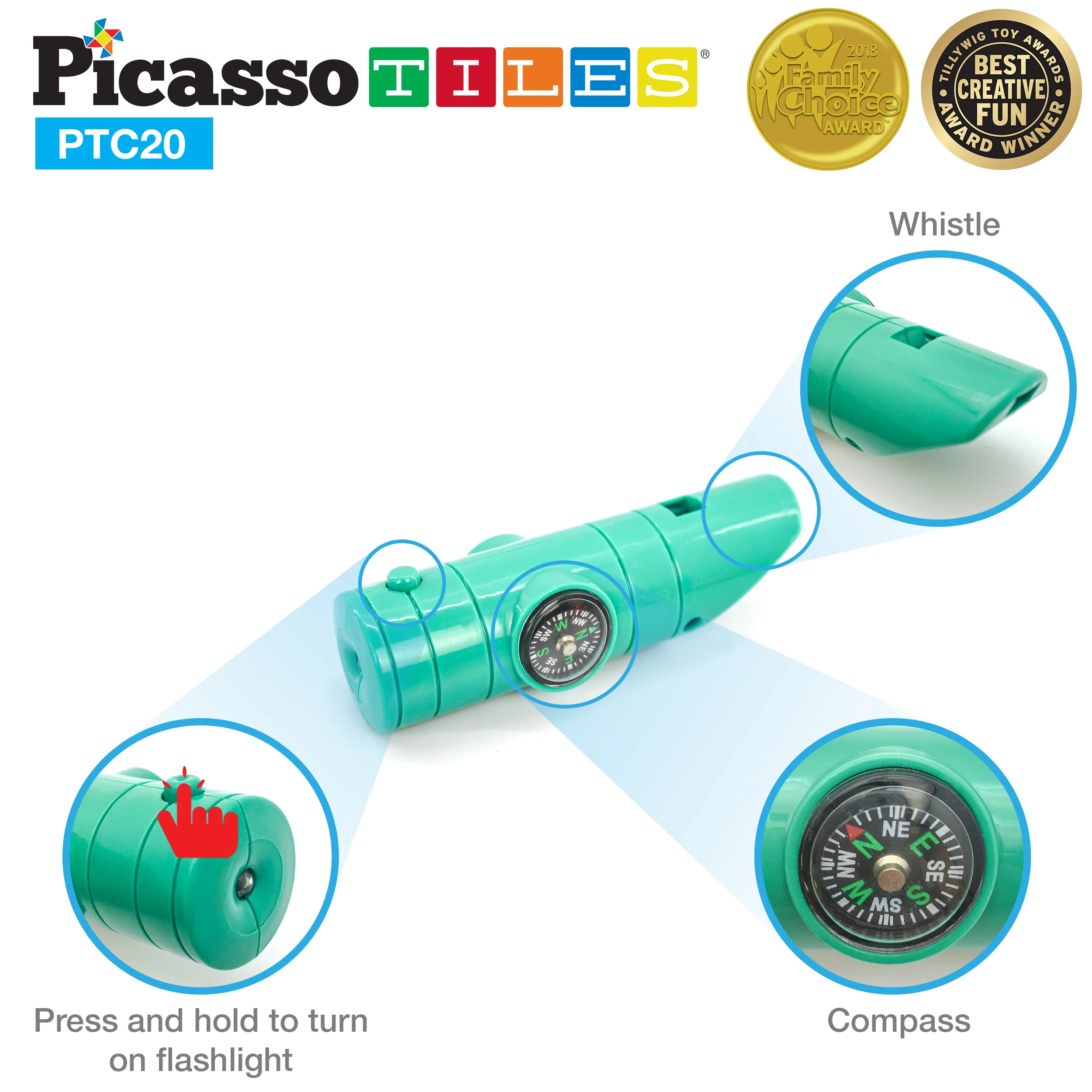 PicassoTiles Kids and Toddler Activity Camp Set - Image 9