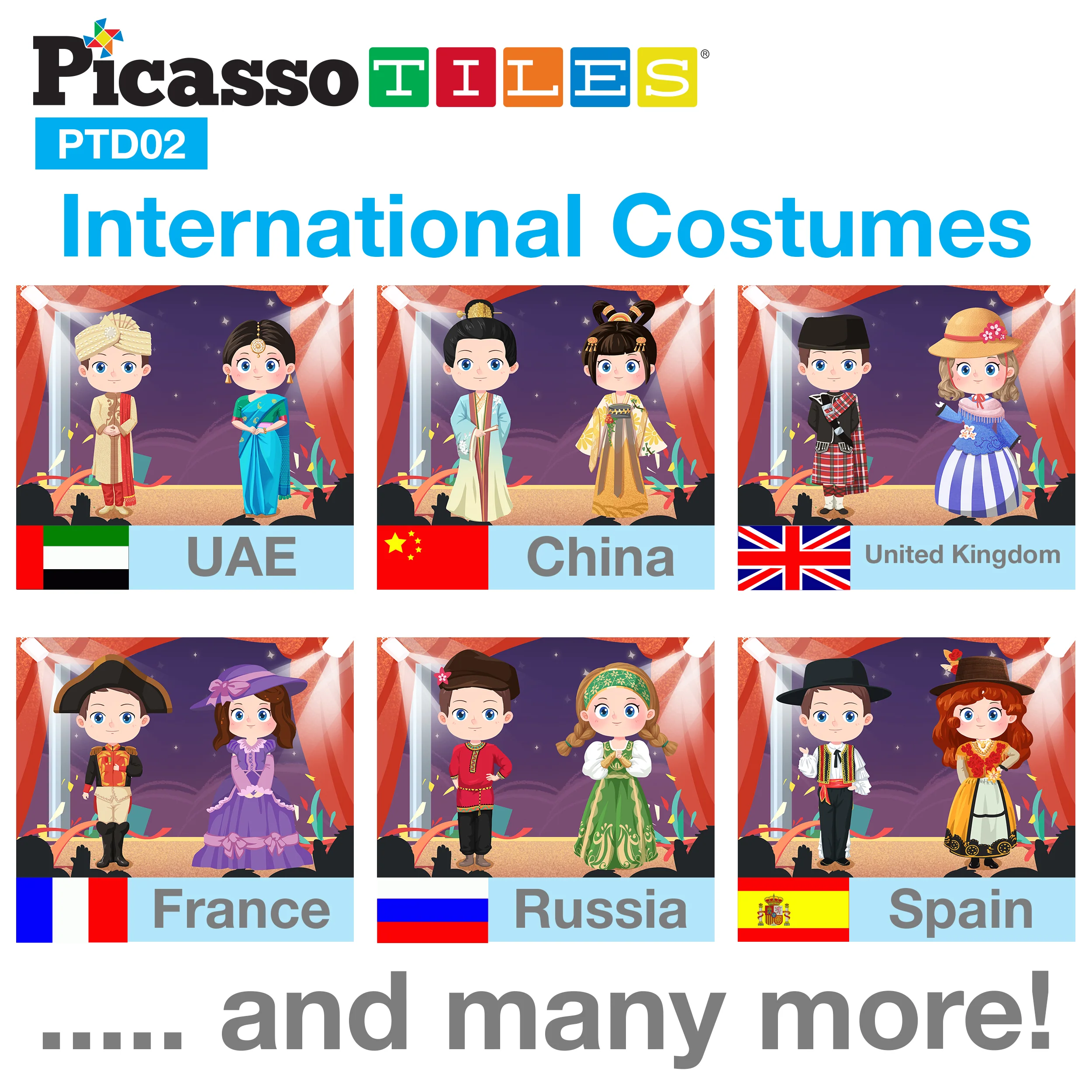 PicassoTiles 115pc Kids Magnetic Face-Board Dress Up Puzzle Book - Image 5