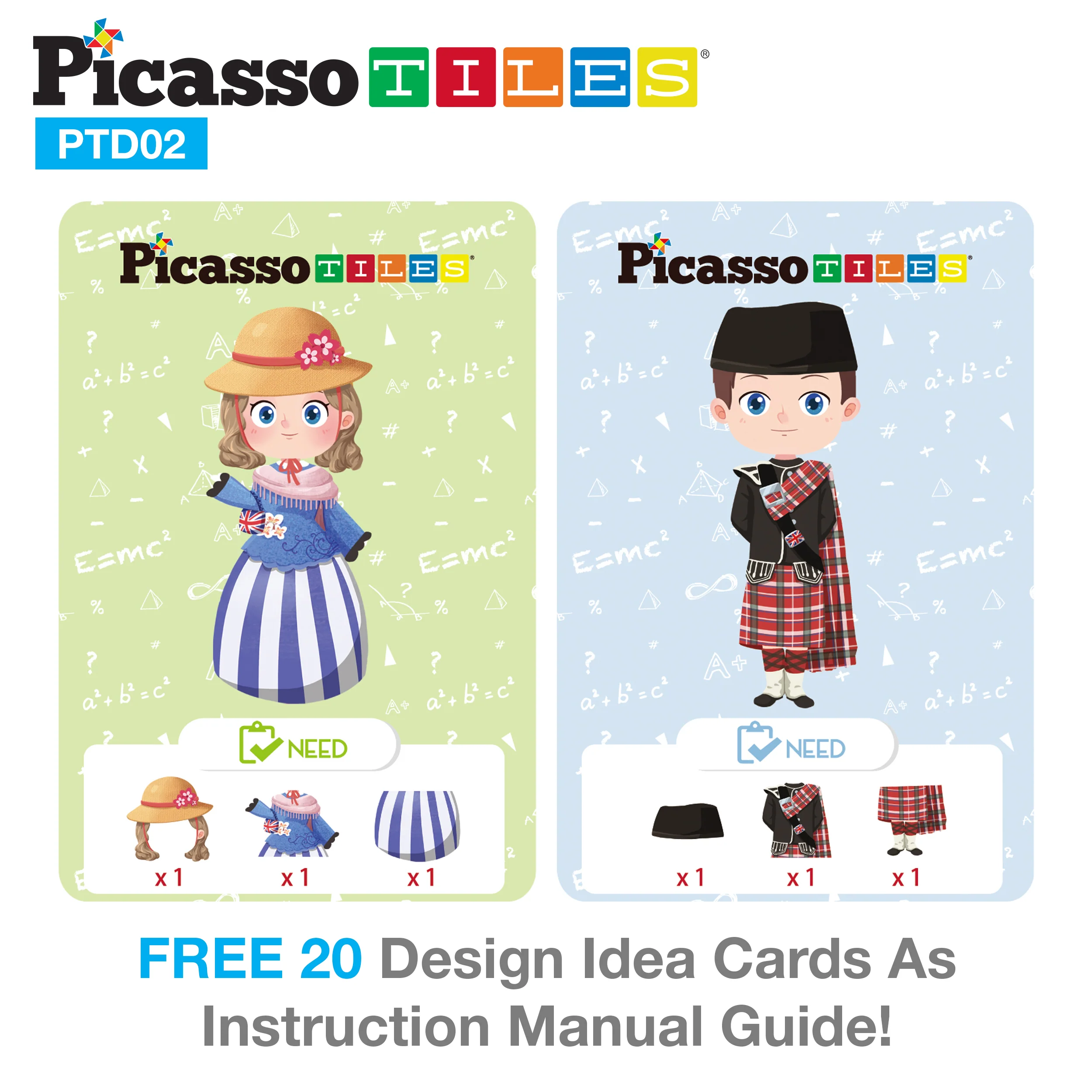 PicassoTiles 115pc Kids Magnetic Face-Board Dress Up Puzzle Book - Image 6