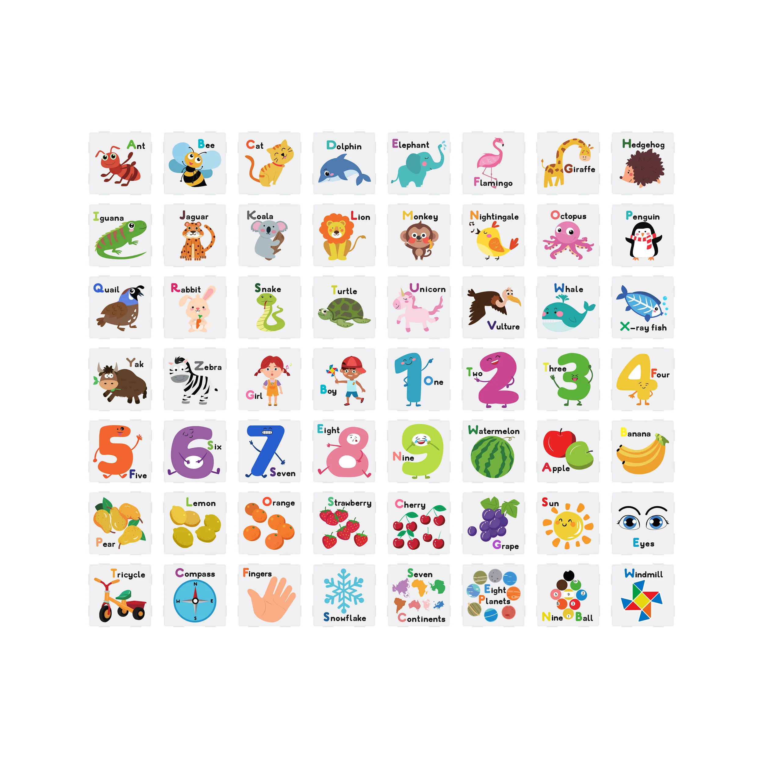 PicassoTiles 102 Piece Magnetic Building Tile Set w/Educational Artwork Graphics - Image 6