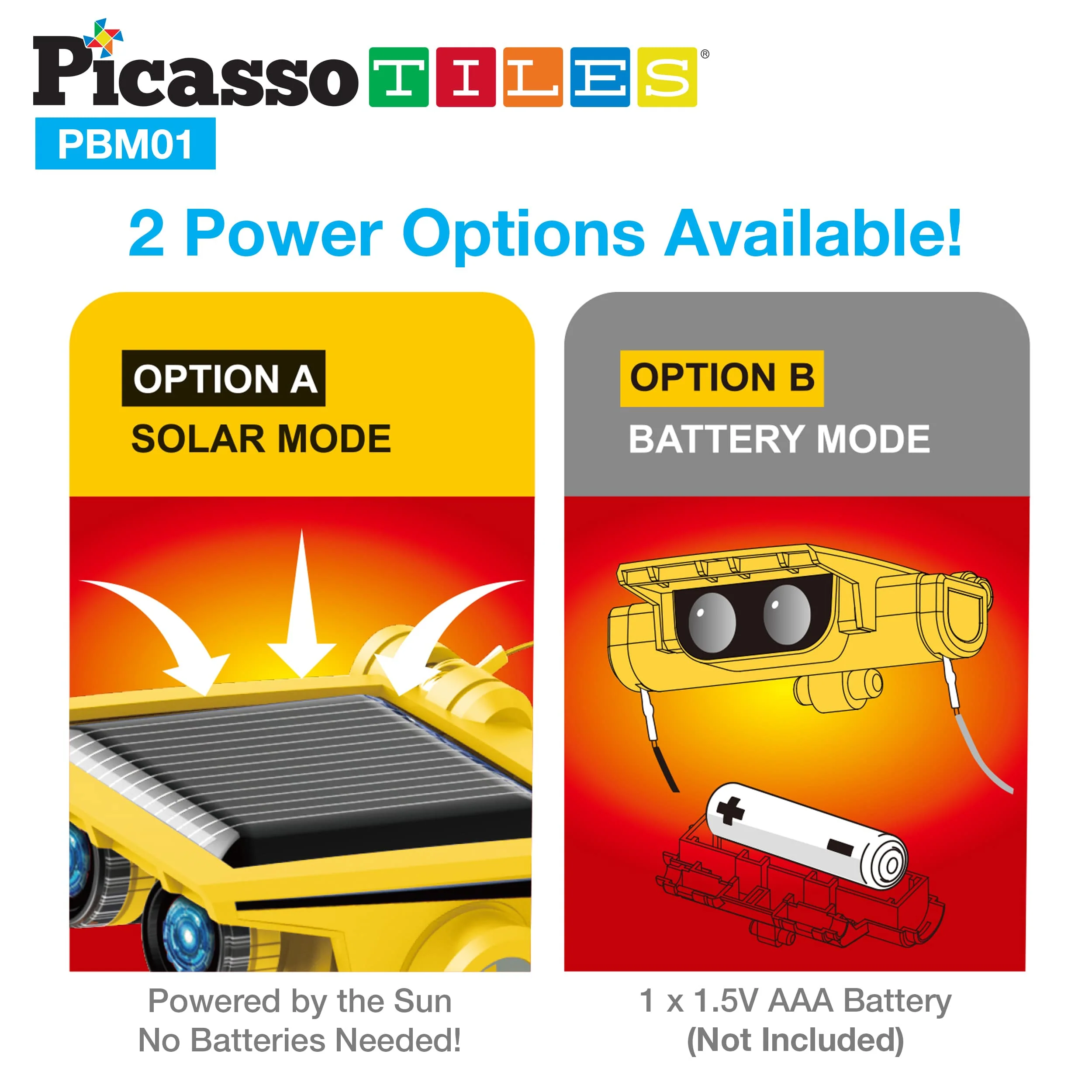 PicassoTiles 12-in-1 Solar Powered Space Robot Science Kit - Image 7