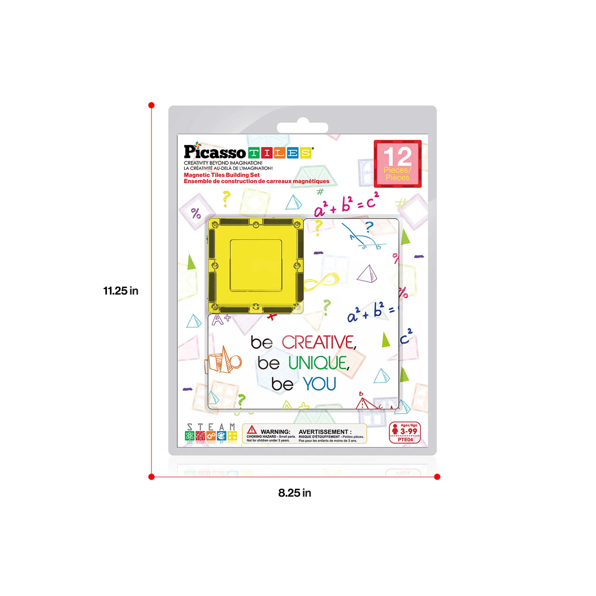 PicassoTiles 12pc Square Expansion Pack - Image 9