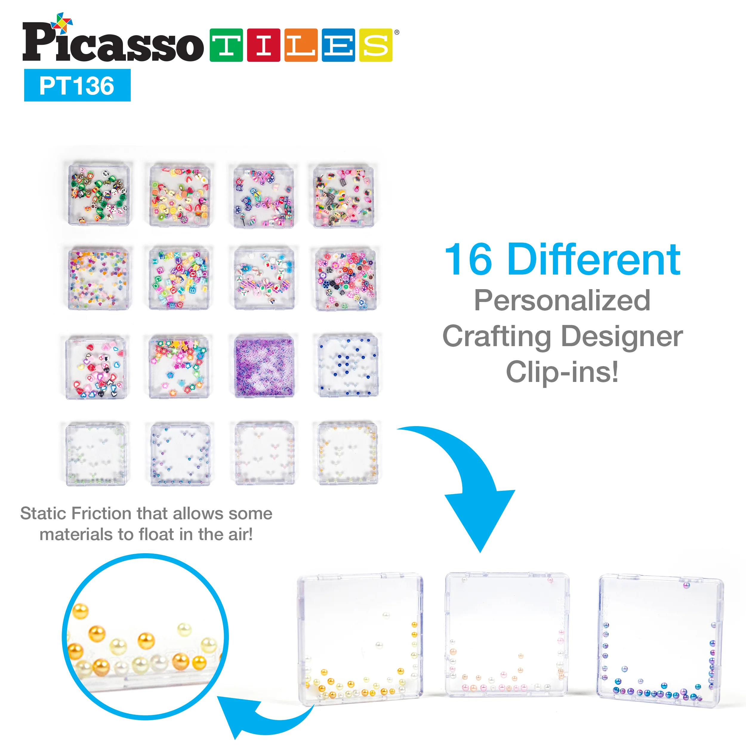 PicassoTiles Magnet Tile STEM Learning Clip-In Card LED Light Set - Image 8
