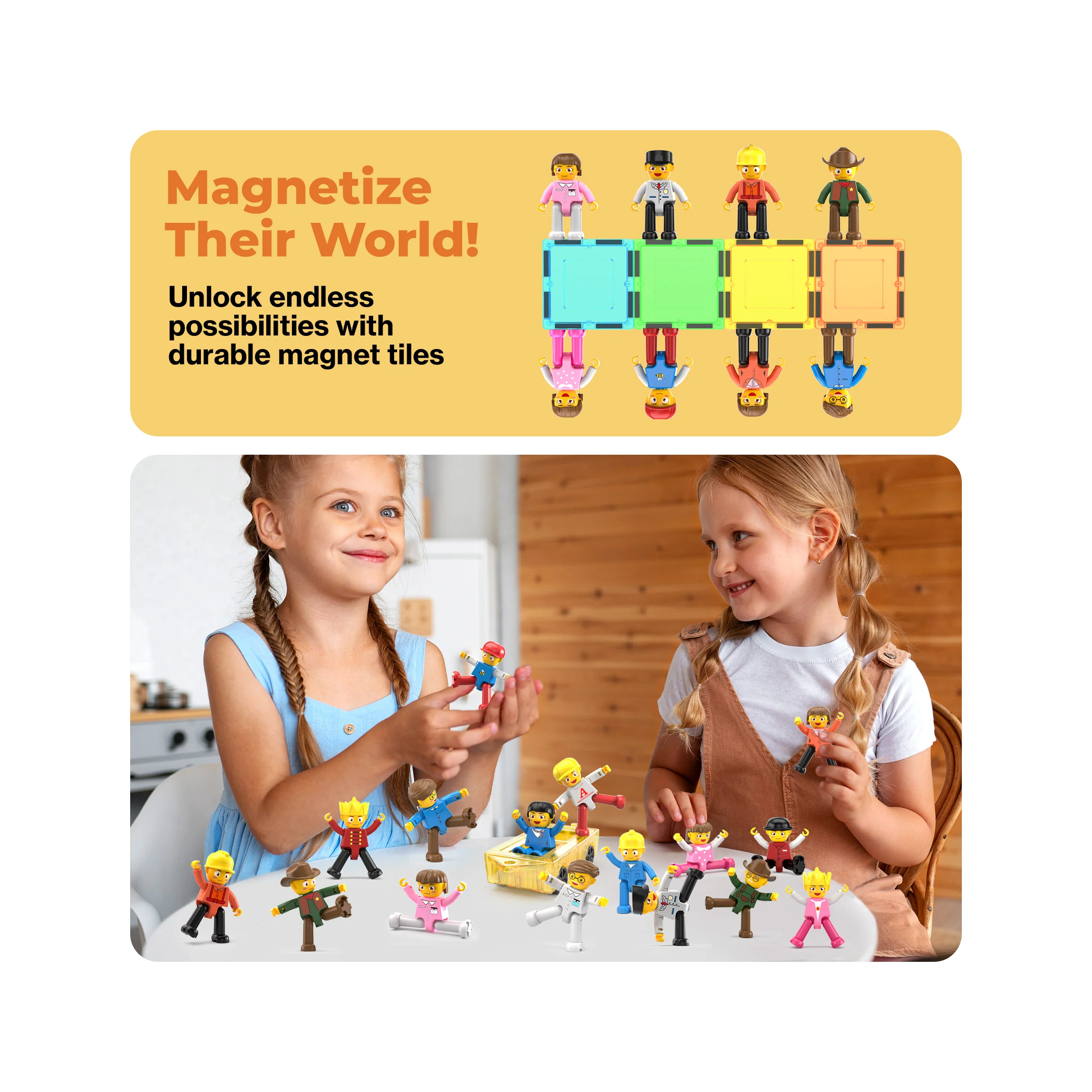 PicassoTiles 16 Piece Character Figure Set - Image 7