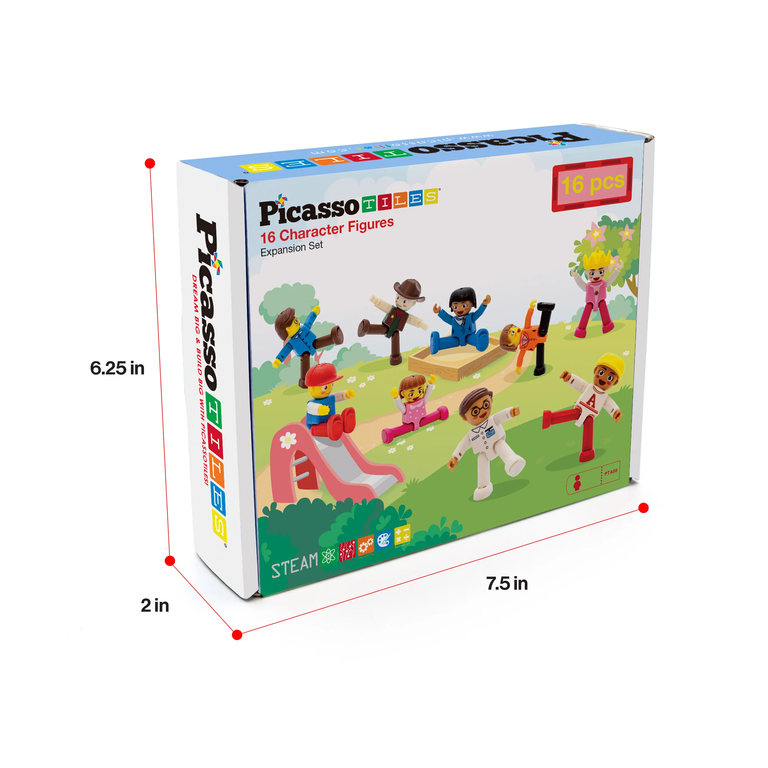 PicassoTiles 16 Piece Character Figure Set - Image 9
