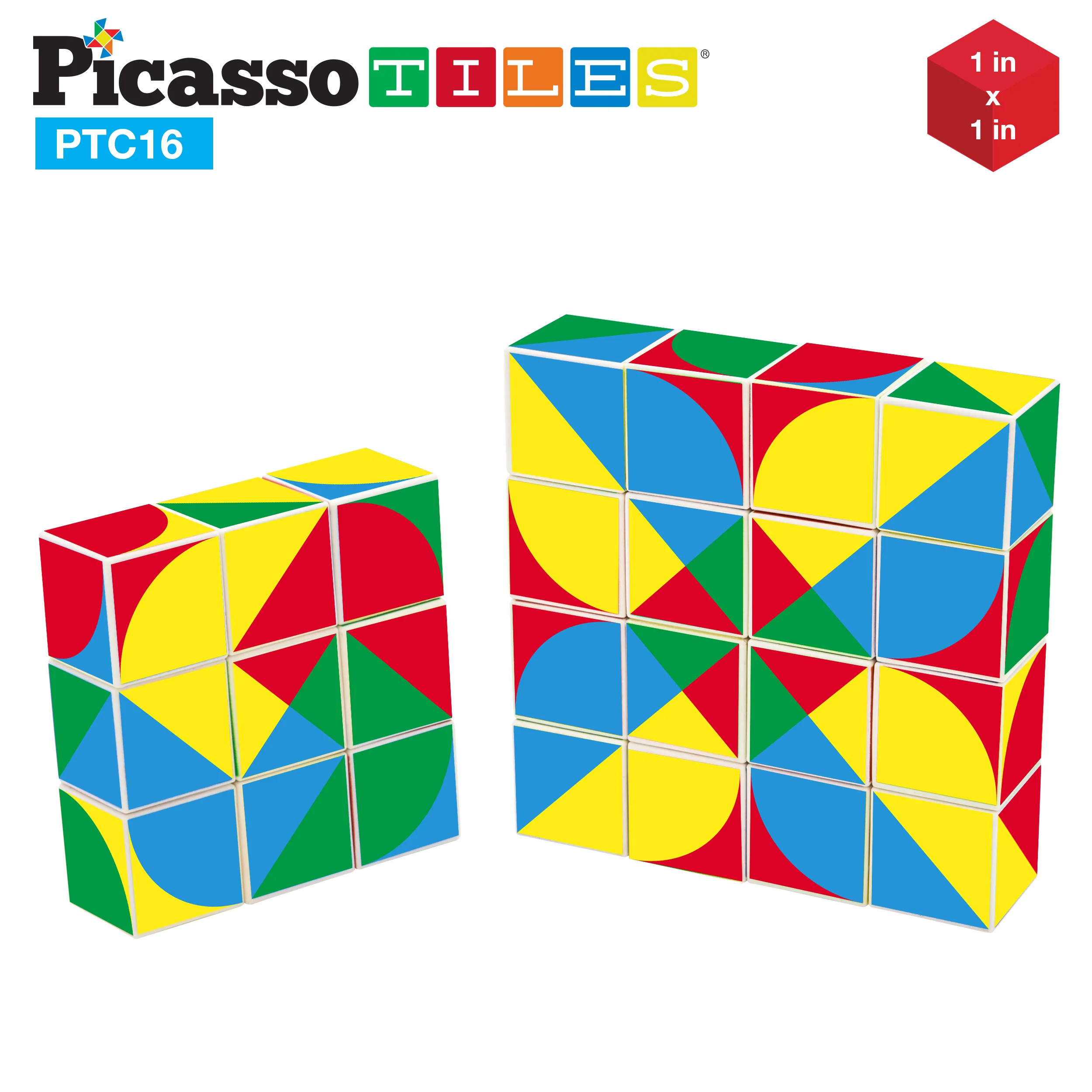 PicassoTiles Infinite Magnetic Puzzle Magic Pixy Cube Game Set - Image 4