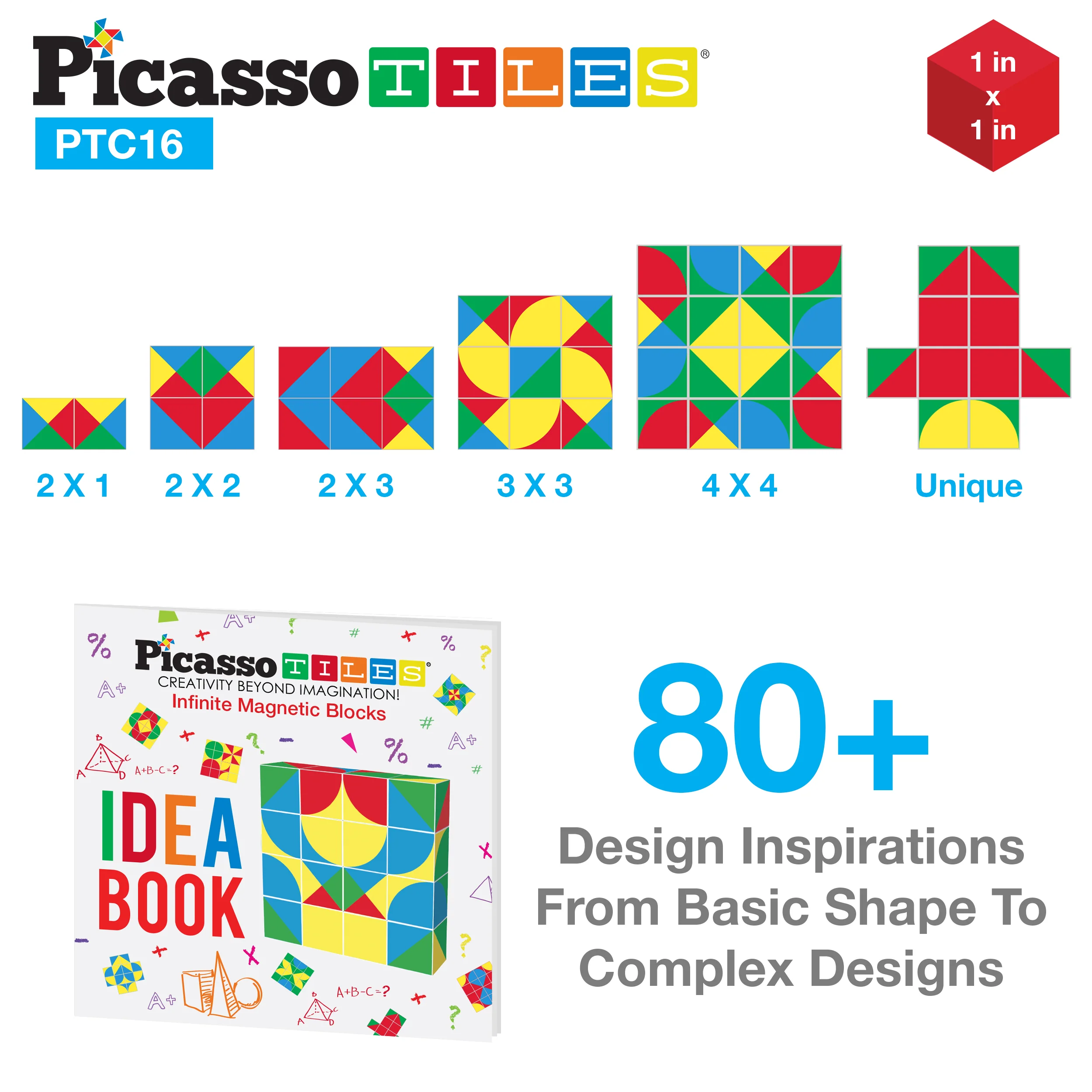 PicassoTiles Infinite Magnetic Puzzle Magic Pixy Cube Game Set - Image 5