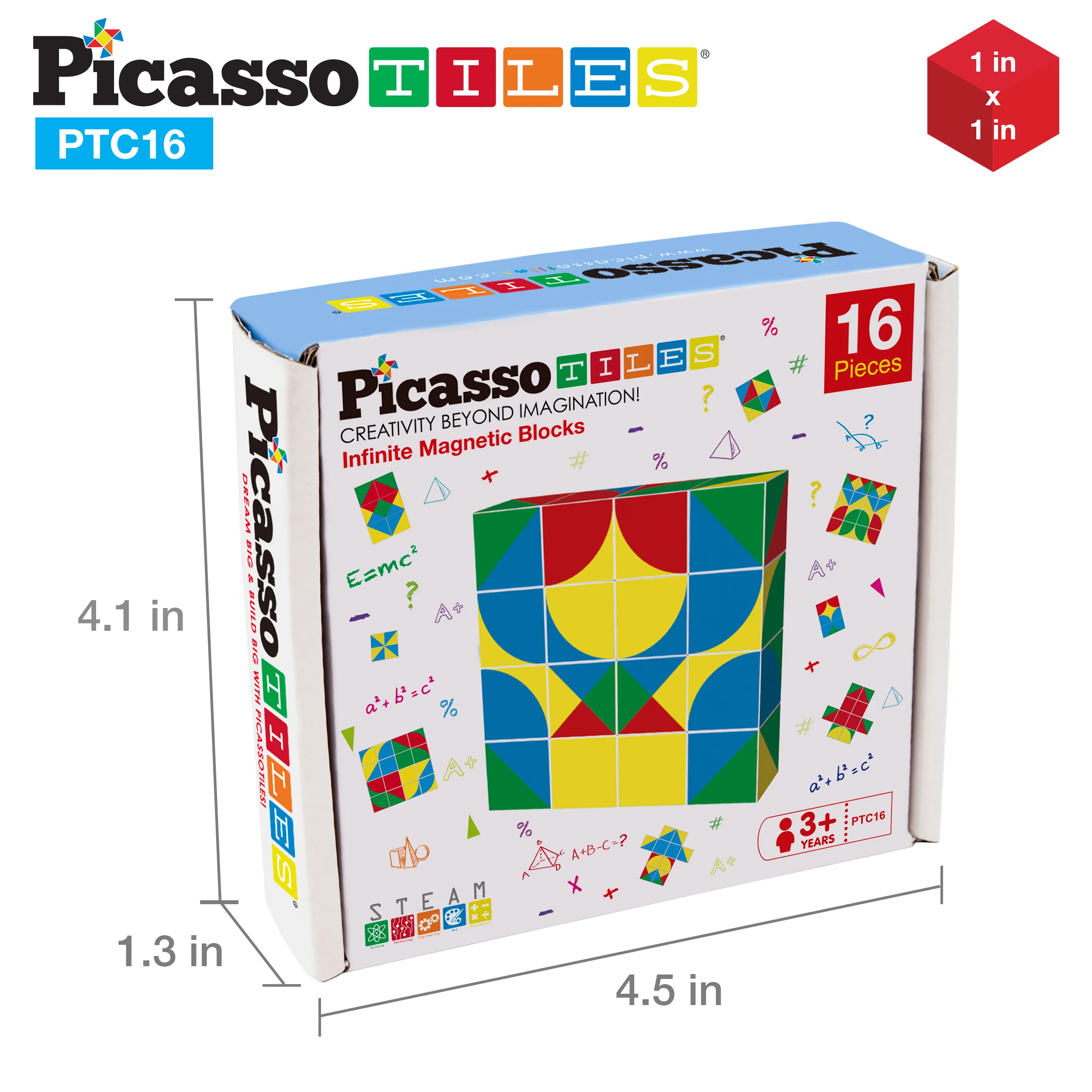 PicassoTiles Infinite Magnetic Puzzle Magic Pixy Cube Game Set - Image 8