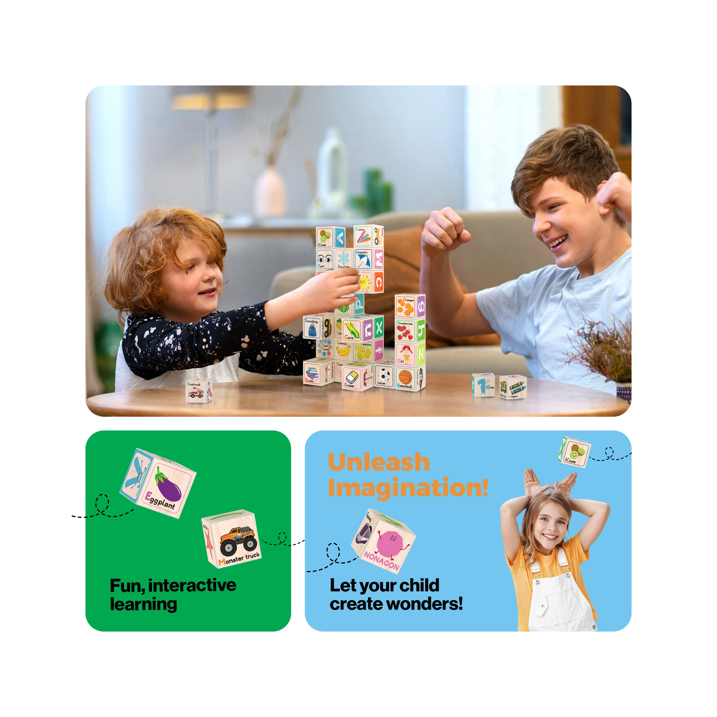 PicassoTiles Magnetic Alphabet and Number Building Blocks - Image 5