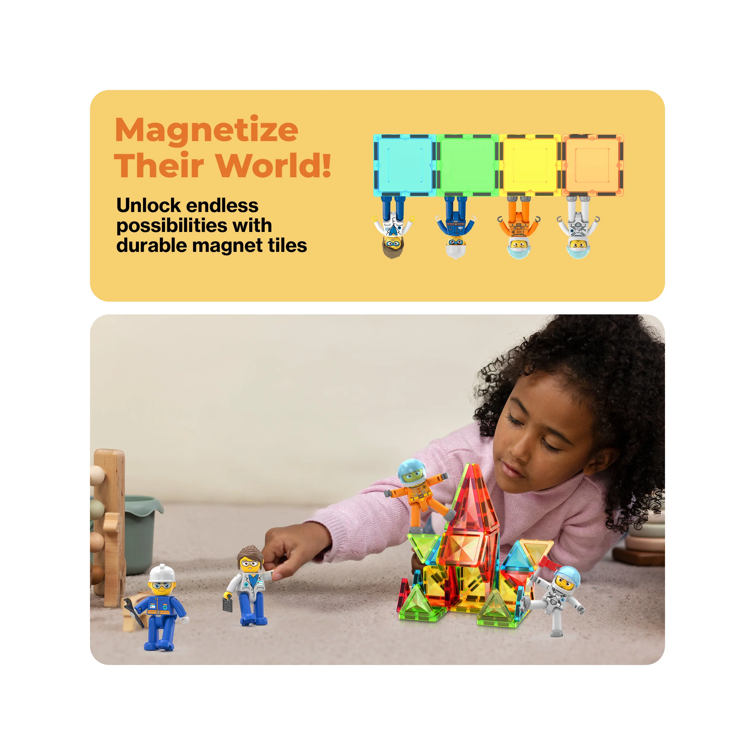 PicassoTiles 4 Piece Career Character Figure Set - Image 7