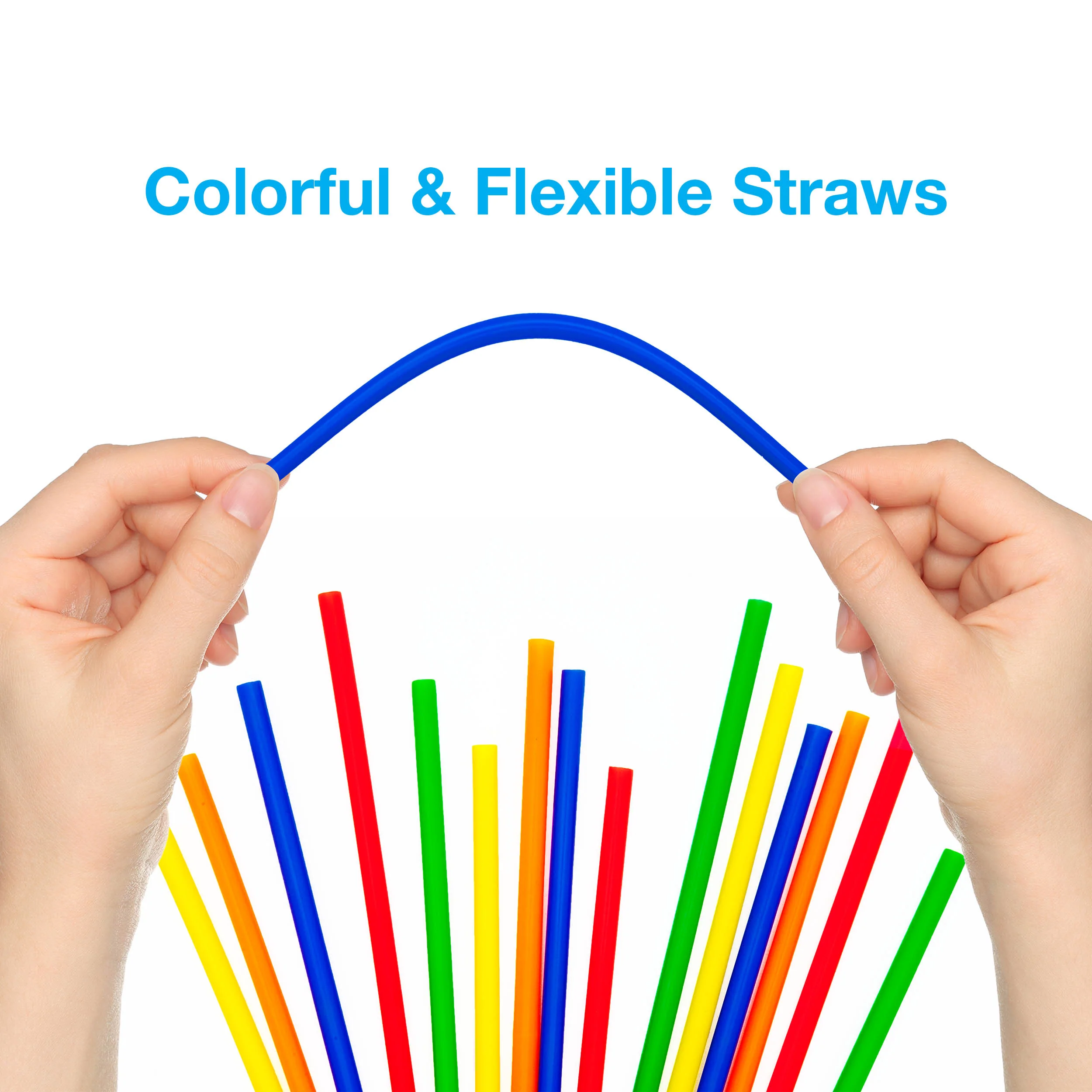 PicassoTiles 400pc Straw Building Set PTS400 - Image 5