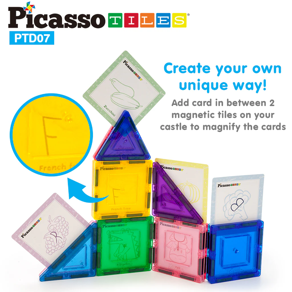 PicassoTiles Magnetic Tile Hidden Letter Game: Discover and Decode - Image 4