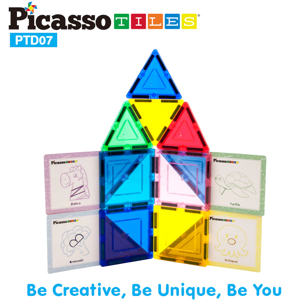 PicassoTiles Magnetic Tile Hidden Letter Game: Discover and Decode - Image 5