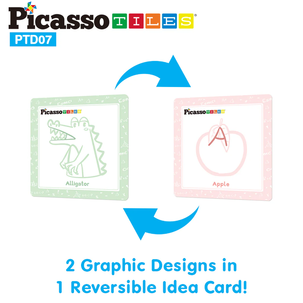 PicassoTiles Magnetic Tile Hidden Letter Game: Discover and Decode - Image 6