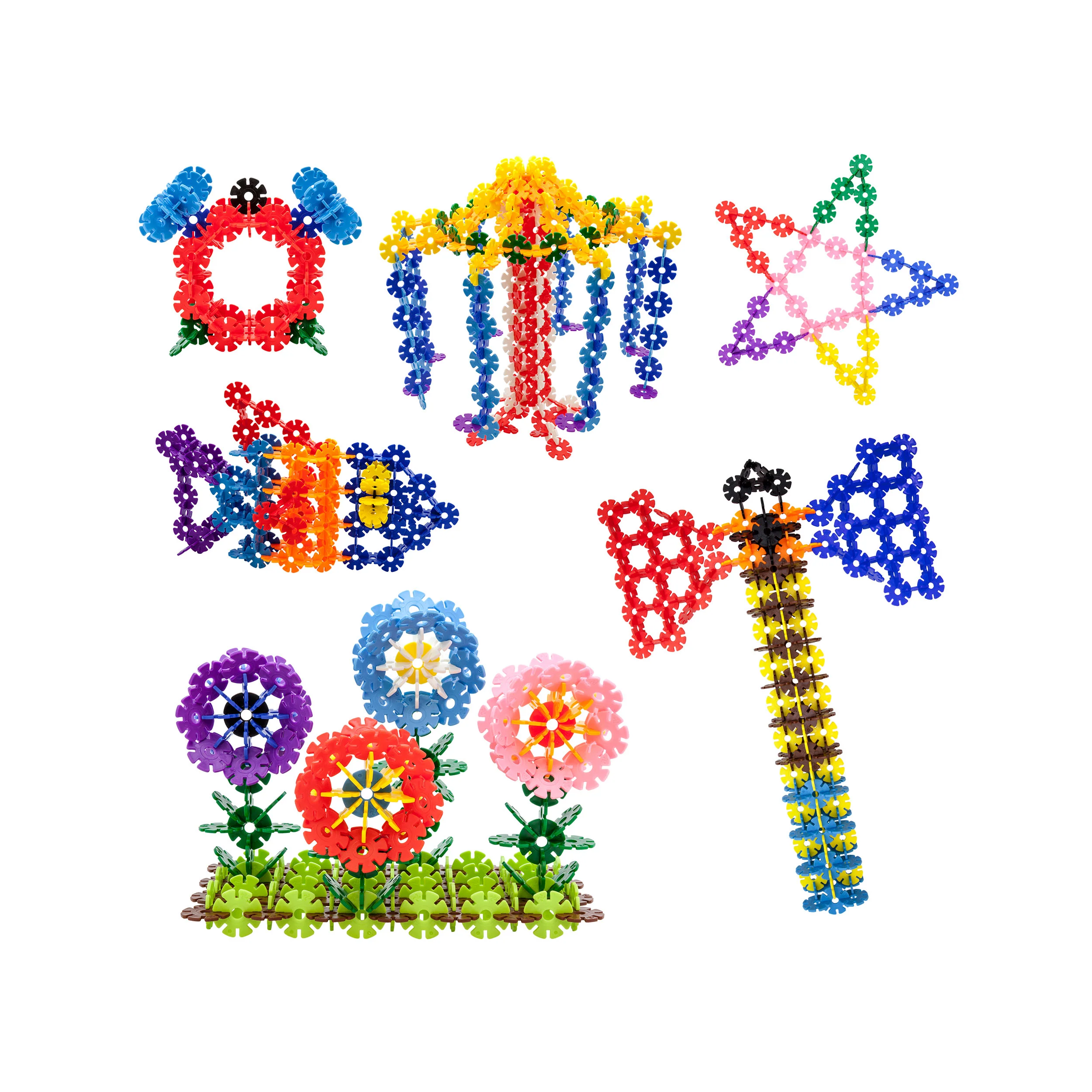 PicassoTiles 600pc Building Construction Toy Interlocking Chips