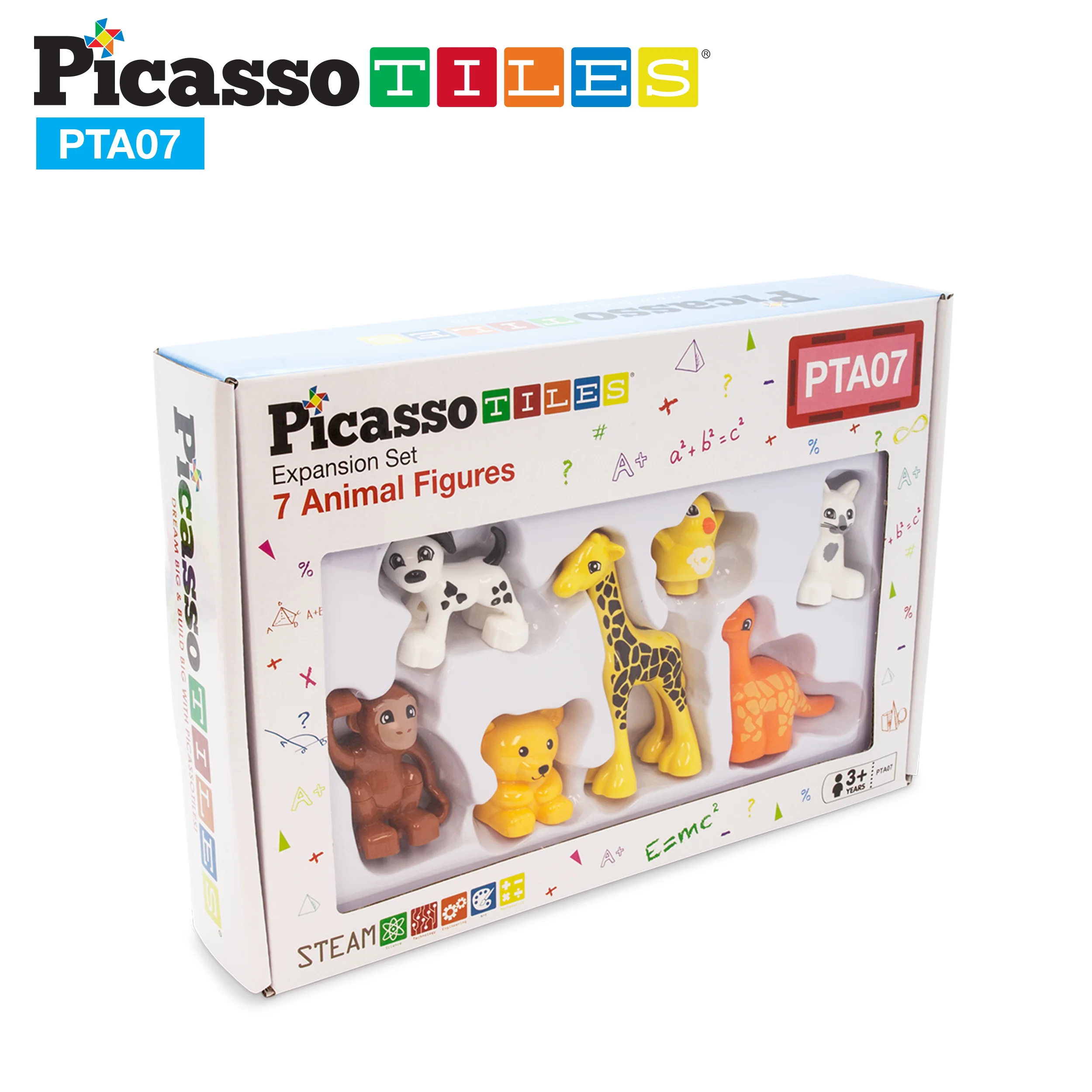 PicassoTiles Animal Character Magnetic Tile Toy Set - Image 8