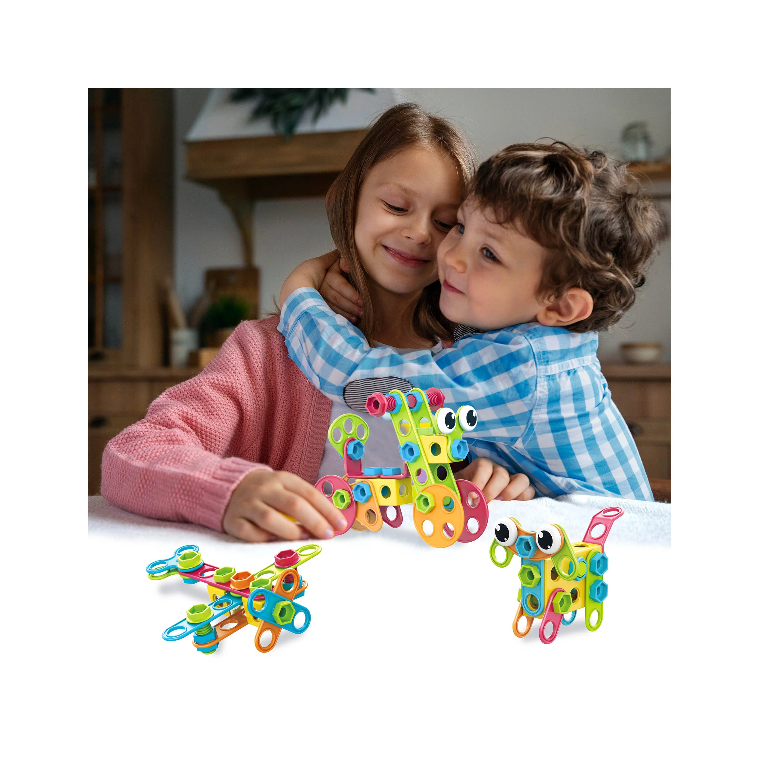PicassoTiles 115pc Engineering Construction Toy with Hand Tools - Image 2