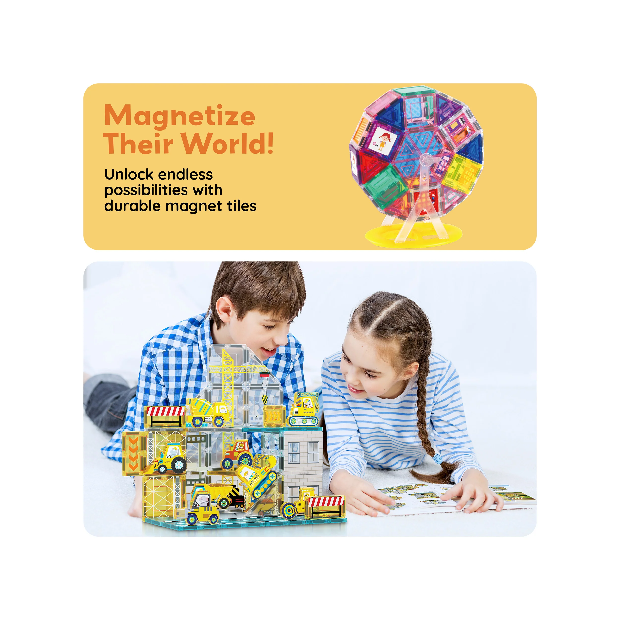 PicassoTiles IDEA Book for Toy Magnet Tiles - Image 7
