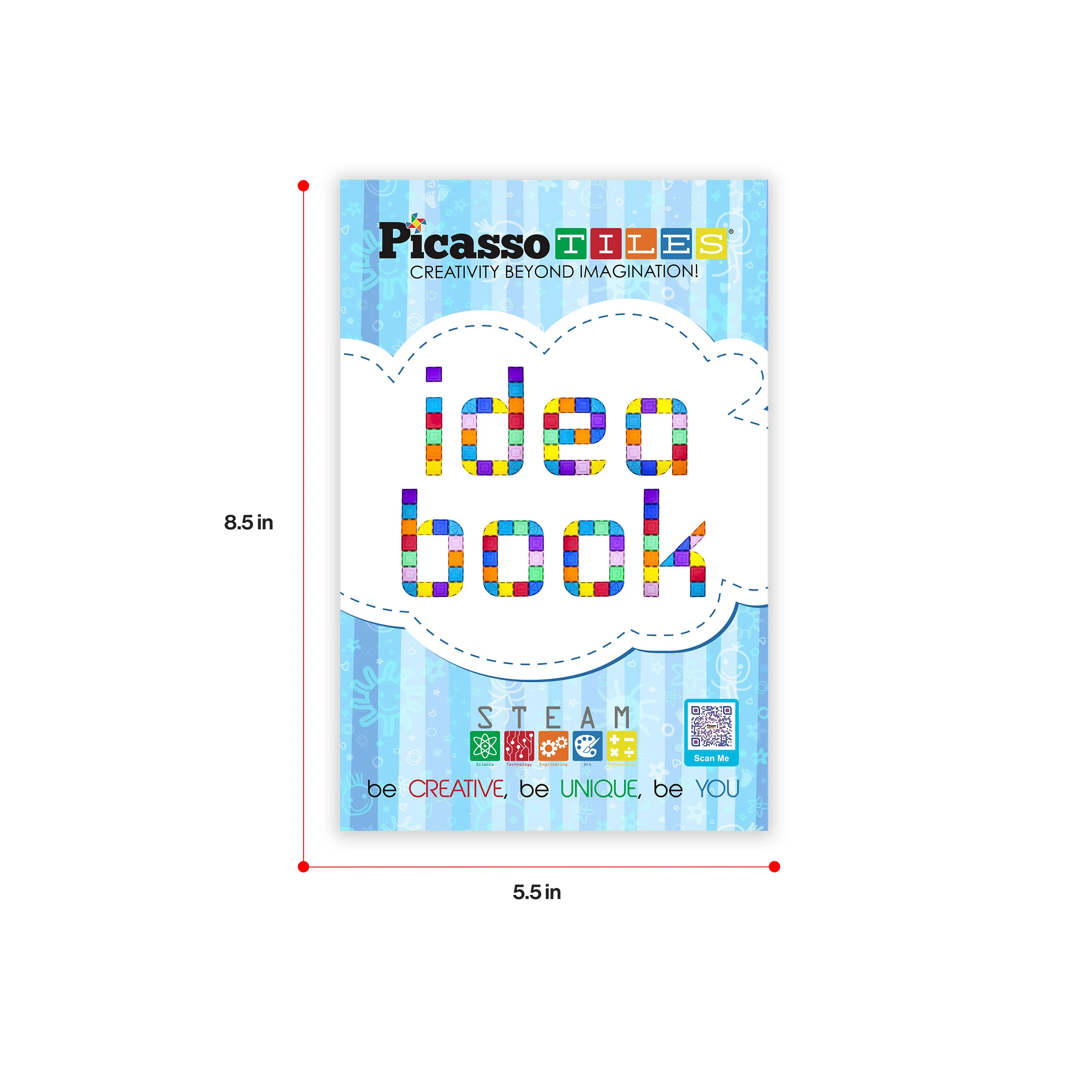 PicassoTiles IDEA Book for Toy Magnet Tiles - Image 9
