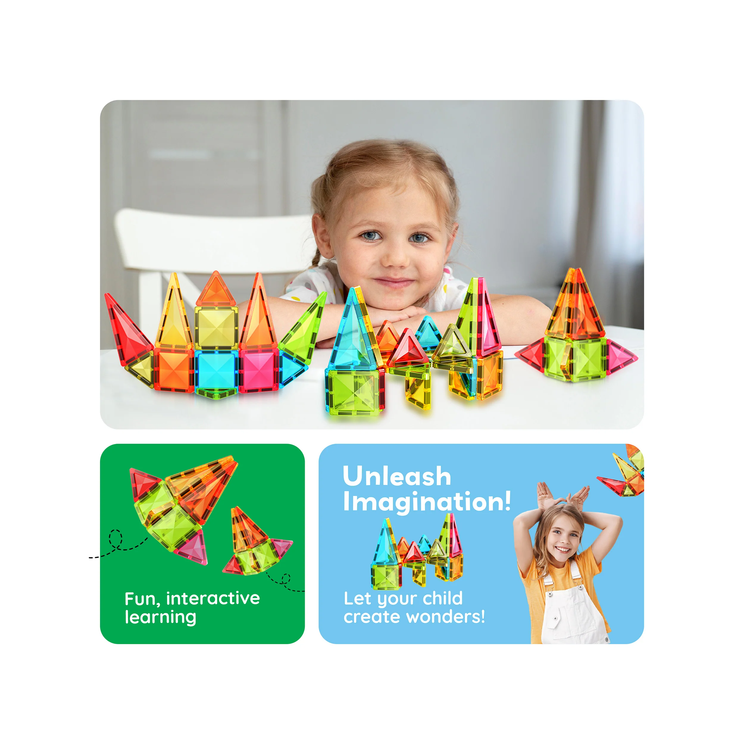 PicassoTiles Mini Diamond Series 24pc Travel Set - Image 5