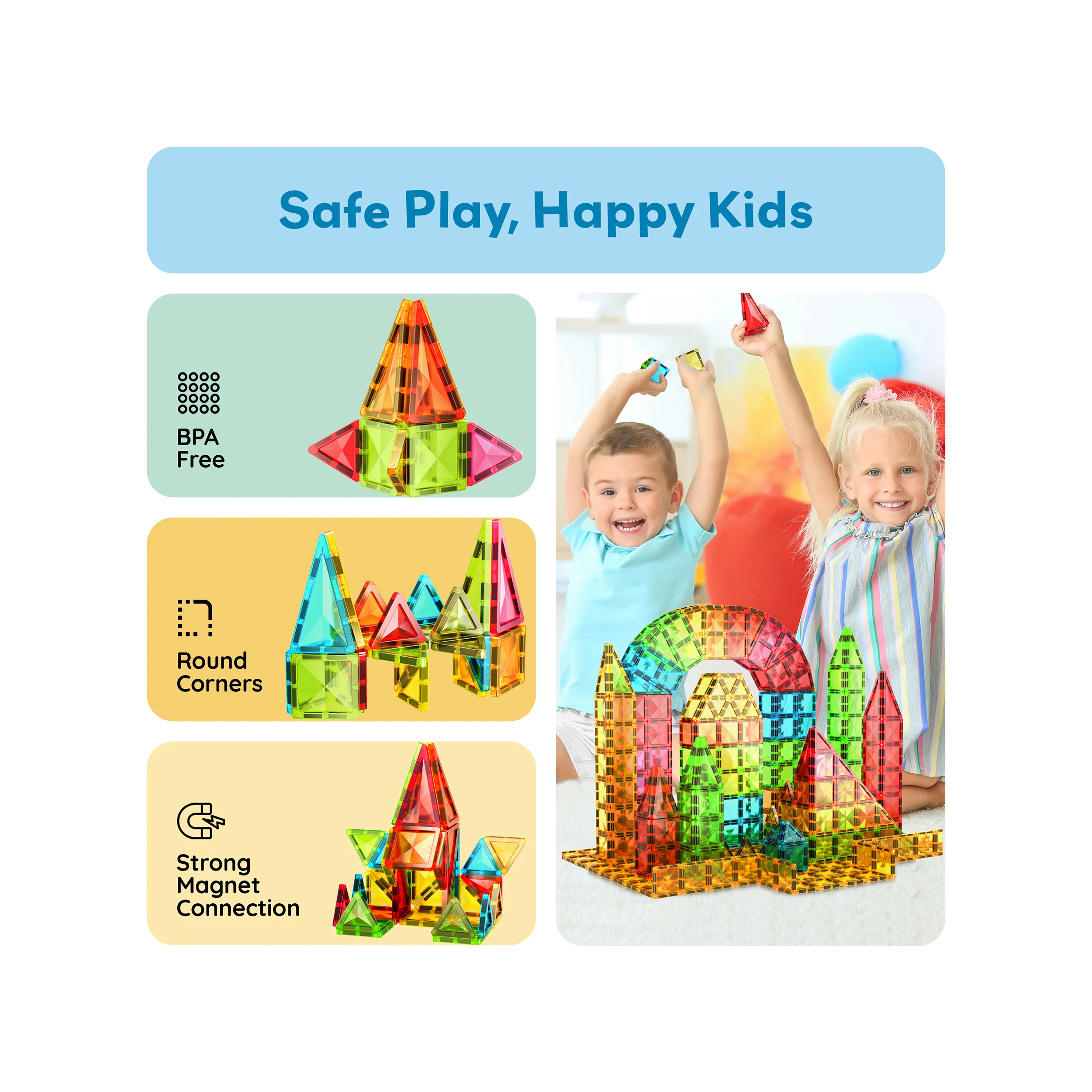 PicassoTiles Mini Diamond Series 36pc Travel Set - Image 6