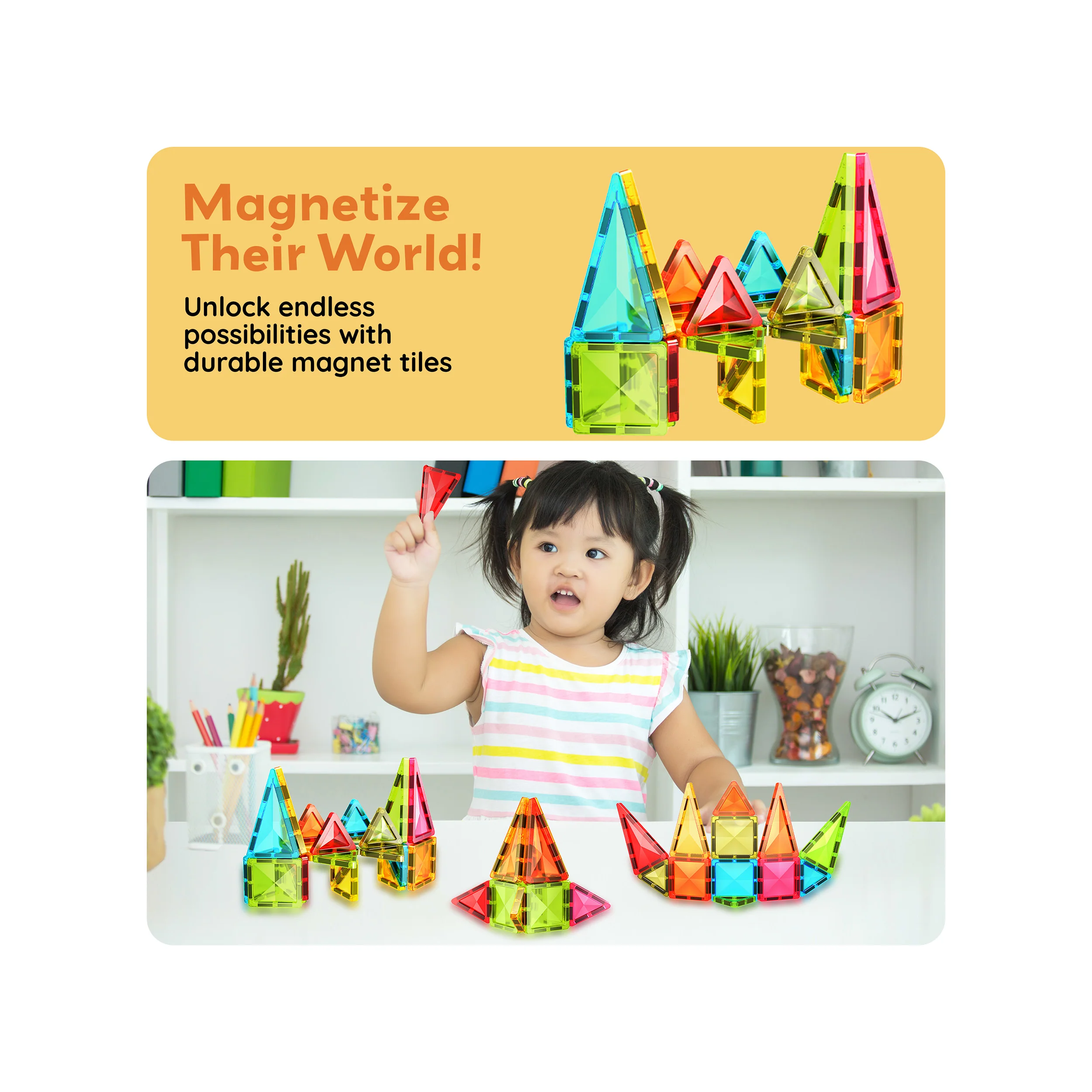 PicassoTiles Mini Diamond Series 36pc Travel Set - Image 7