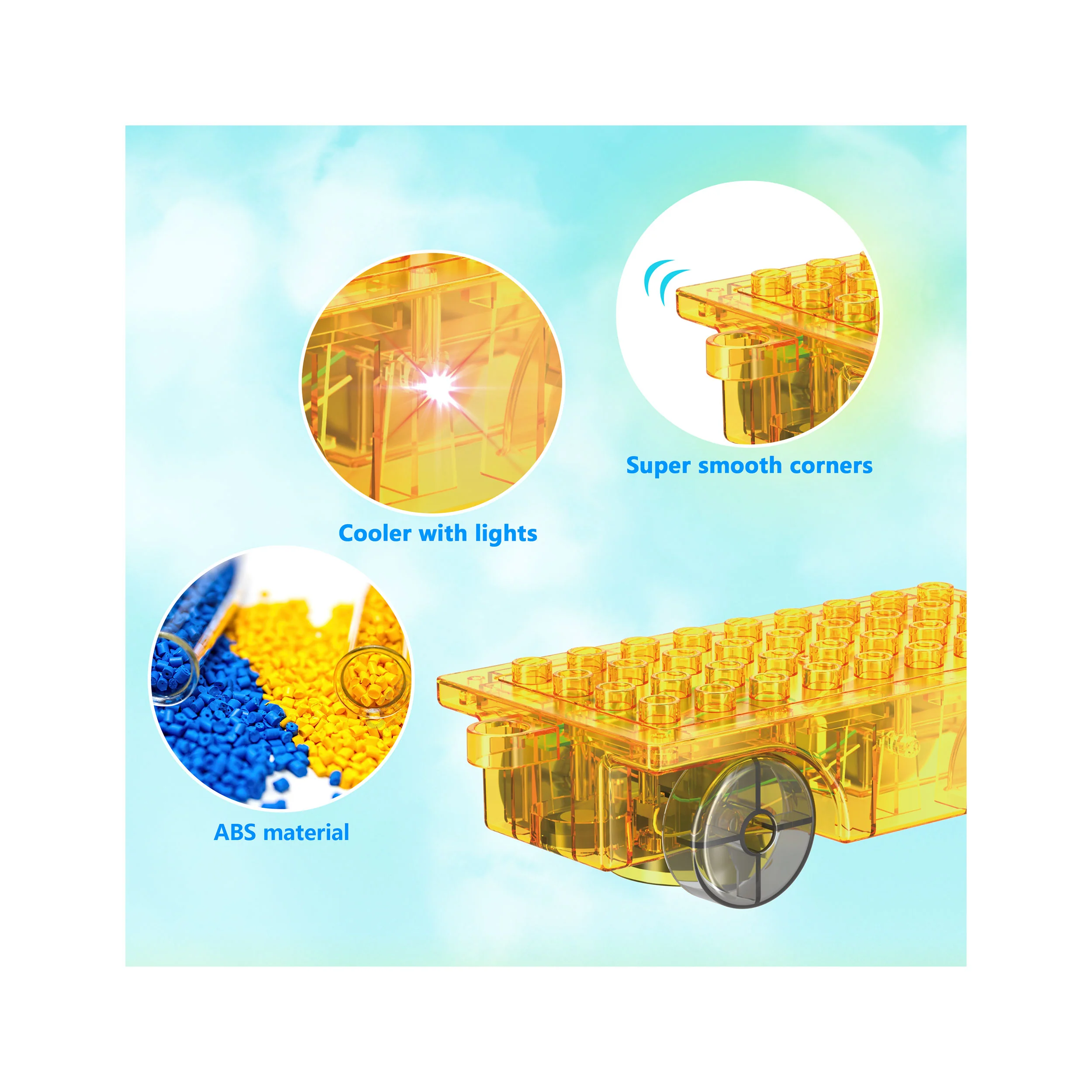 PicassoTiles 360° Motorized Car Base - Image 3
