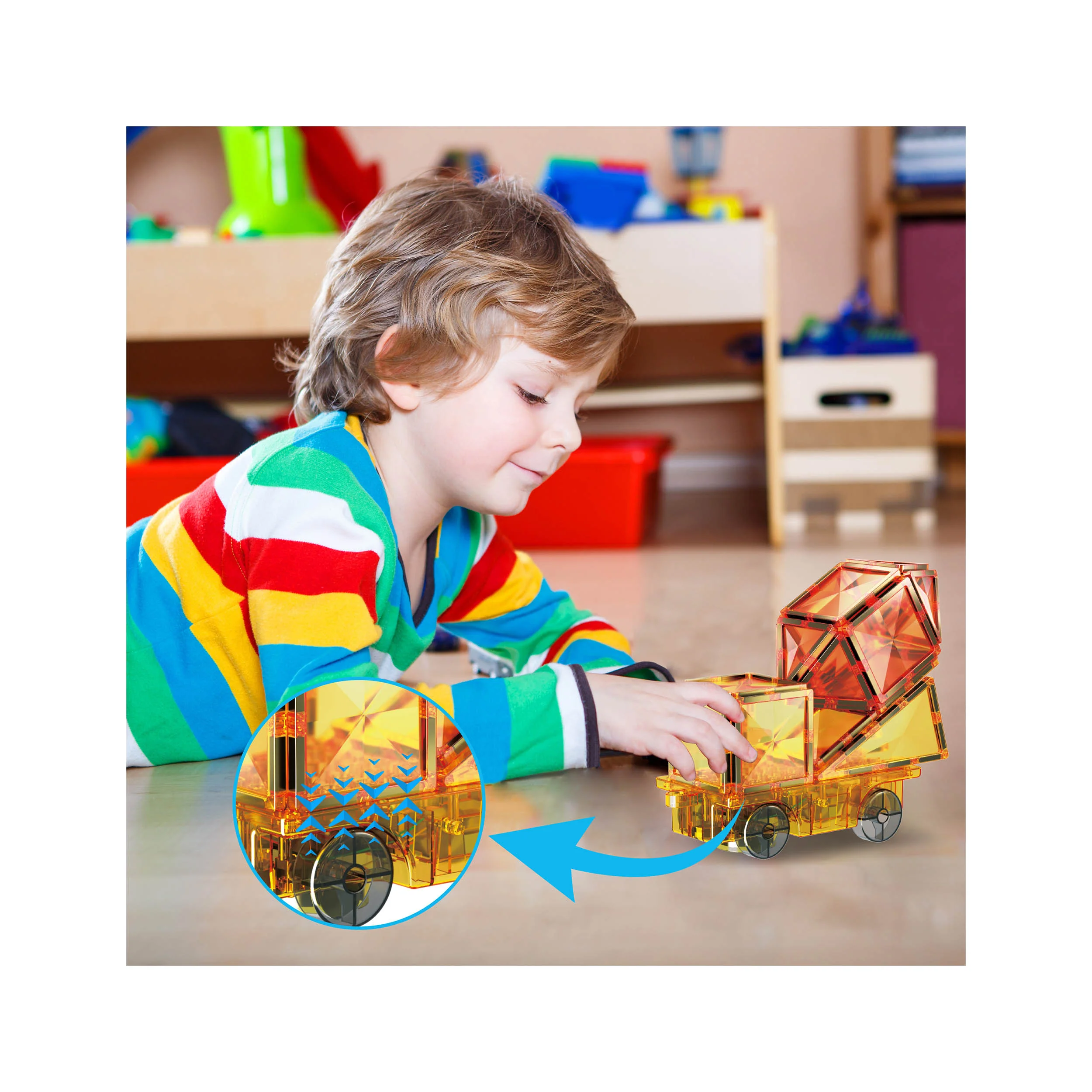 PicassoTiles 360° Motorized Car Base - Image 4