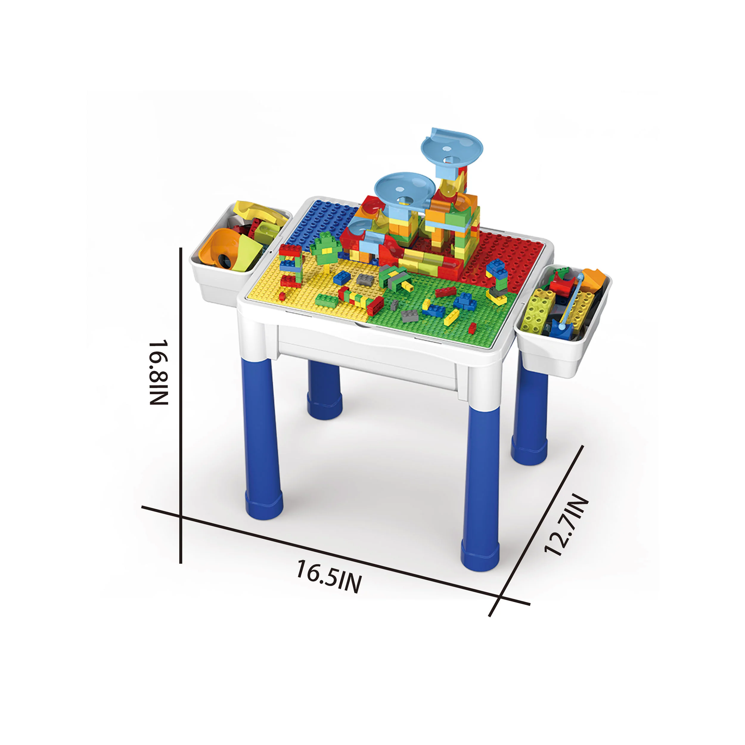 PicassoTiles Building Blocks Activity Center Table Set - Image 3