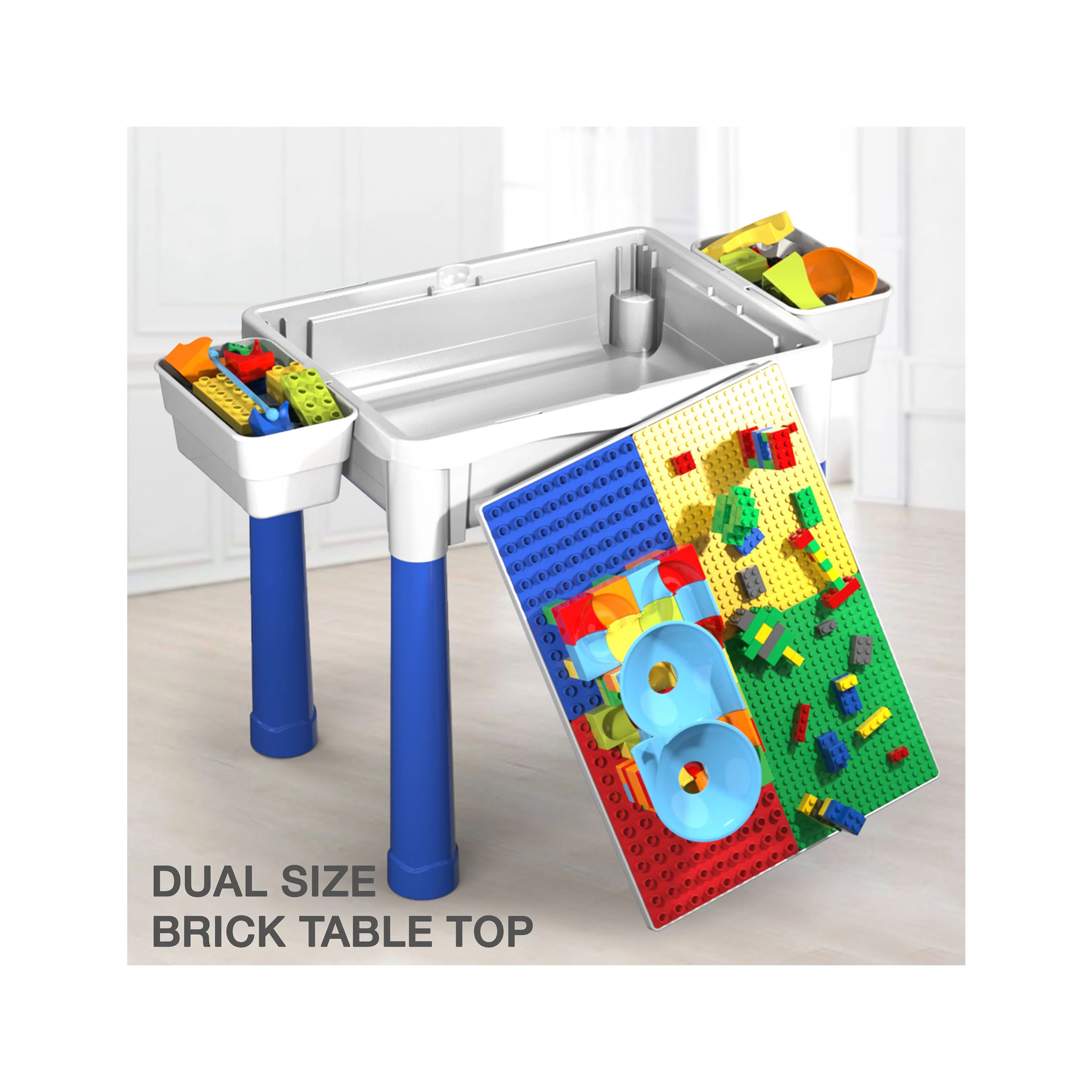 PicassoTiles Building Blocks Activity Center Table Set - Image 4