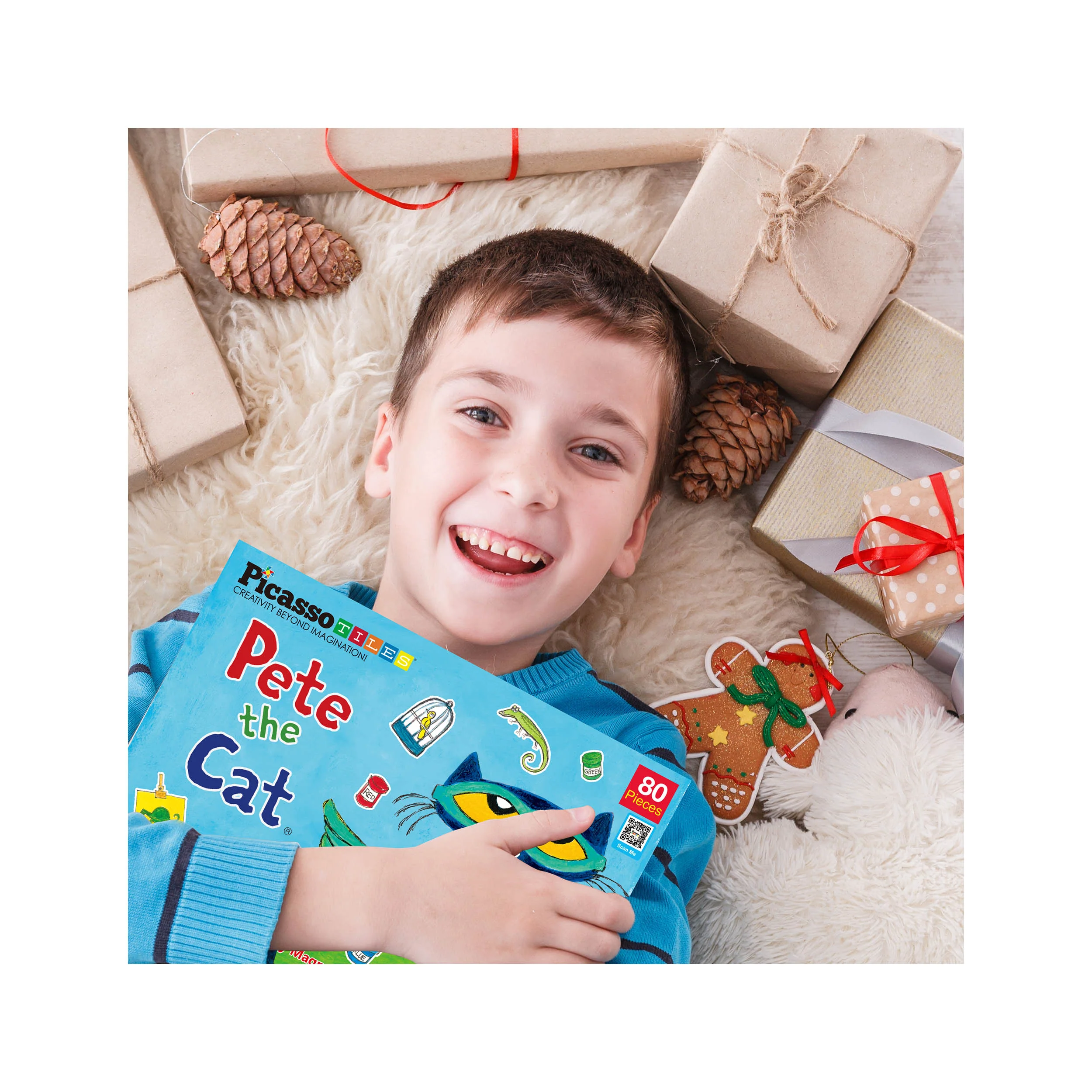PicassoTiles Pete the Cat Magnetic Storytelling Board Game Puzzle Board Playset - Image 7