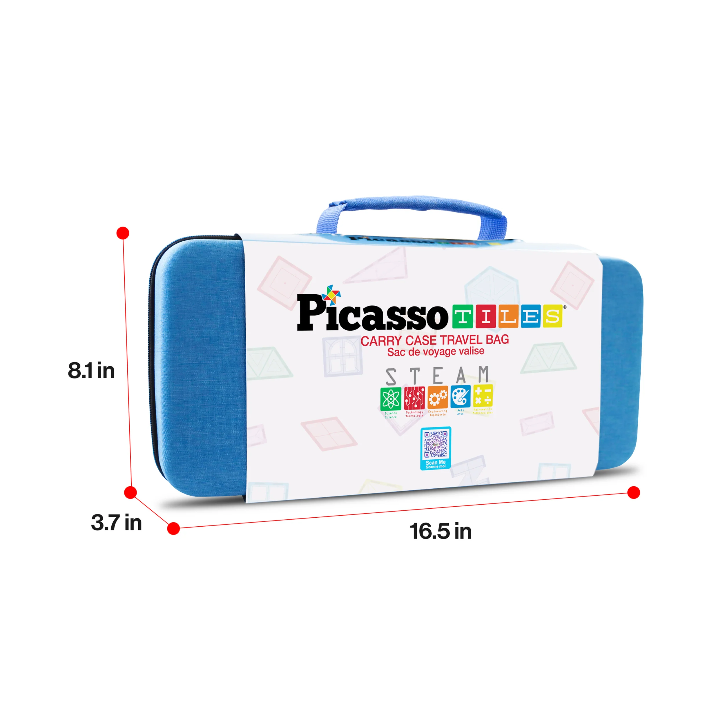 PicassoTiles Magnetic Tile Travel Storage Carry Case - Image 8