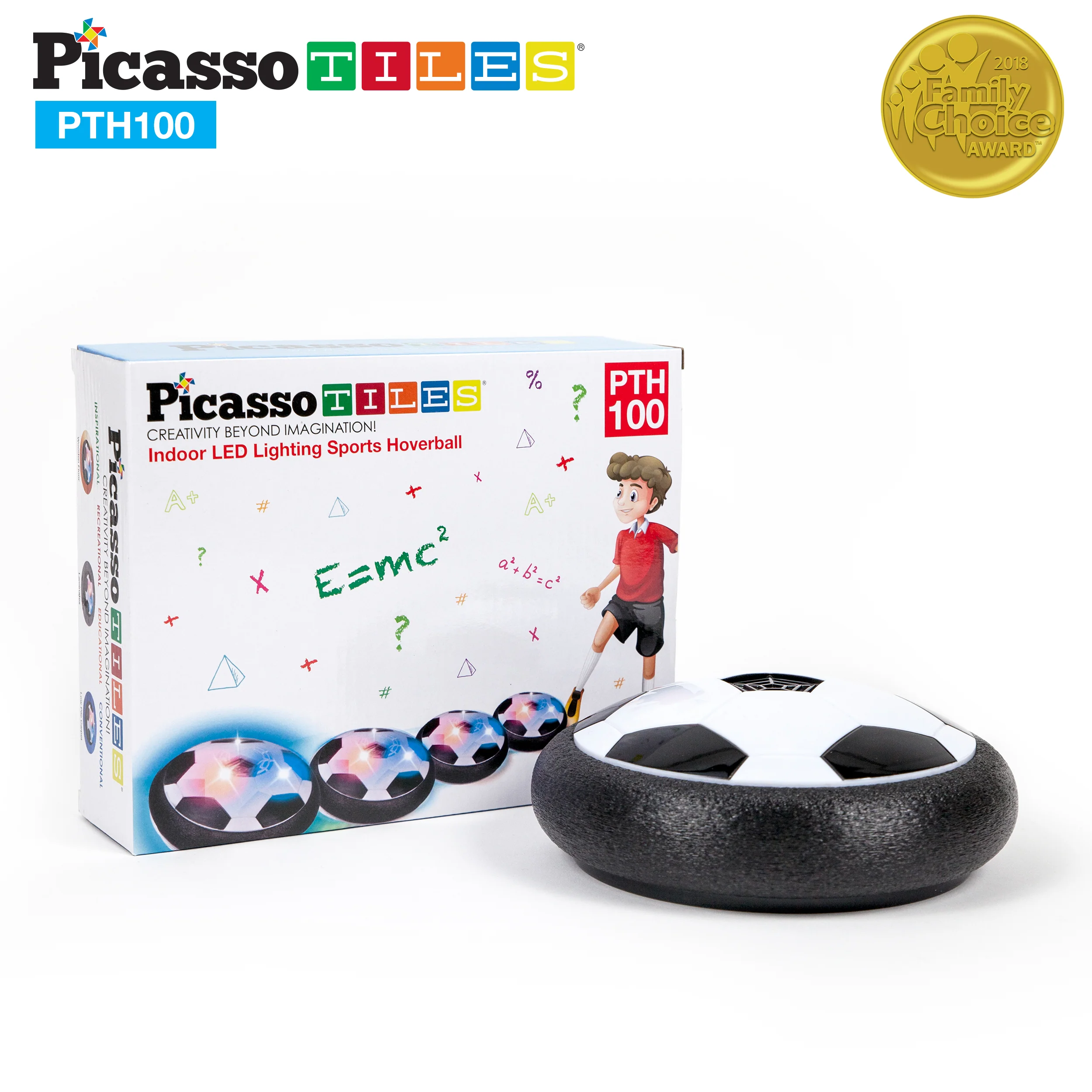 PicassoTiles Hover Soccer Ball with Protective Bumper Foam - Image 9